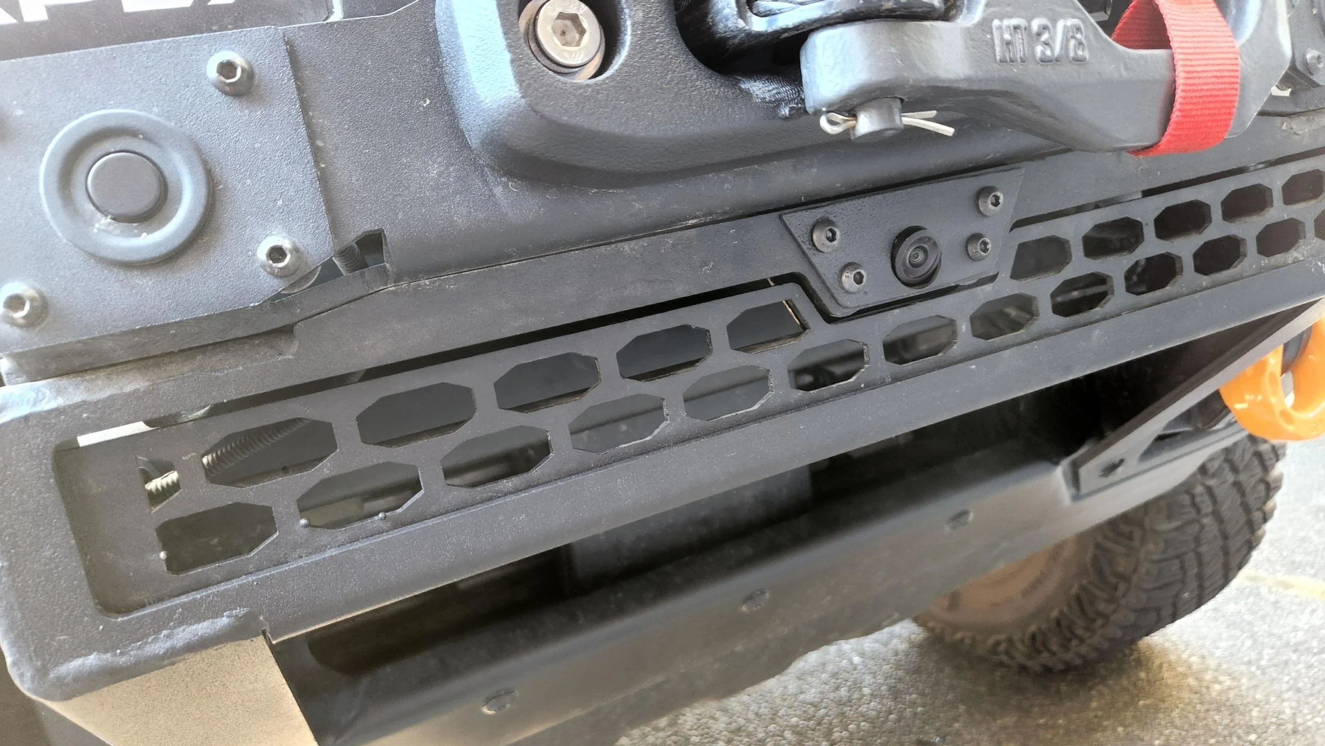Ford Bronco Rough Country High Clearance Front Receiver Hitch Mount installed IMG_20221203_172411