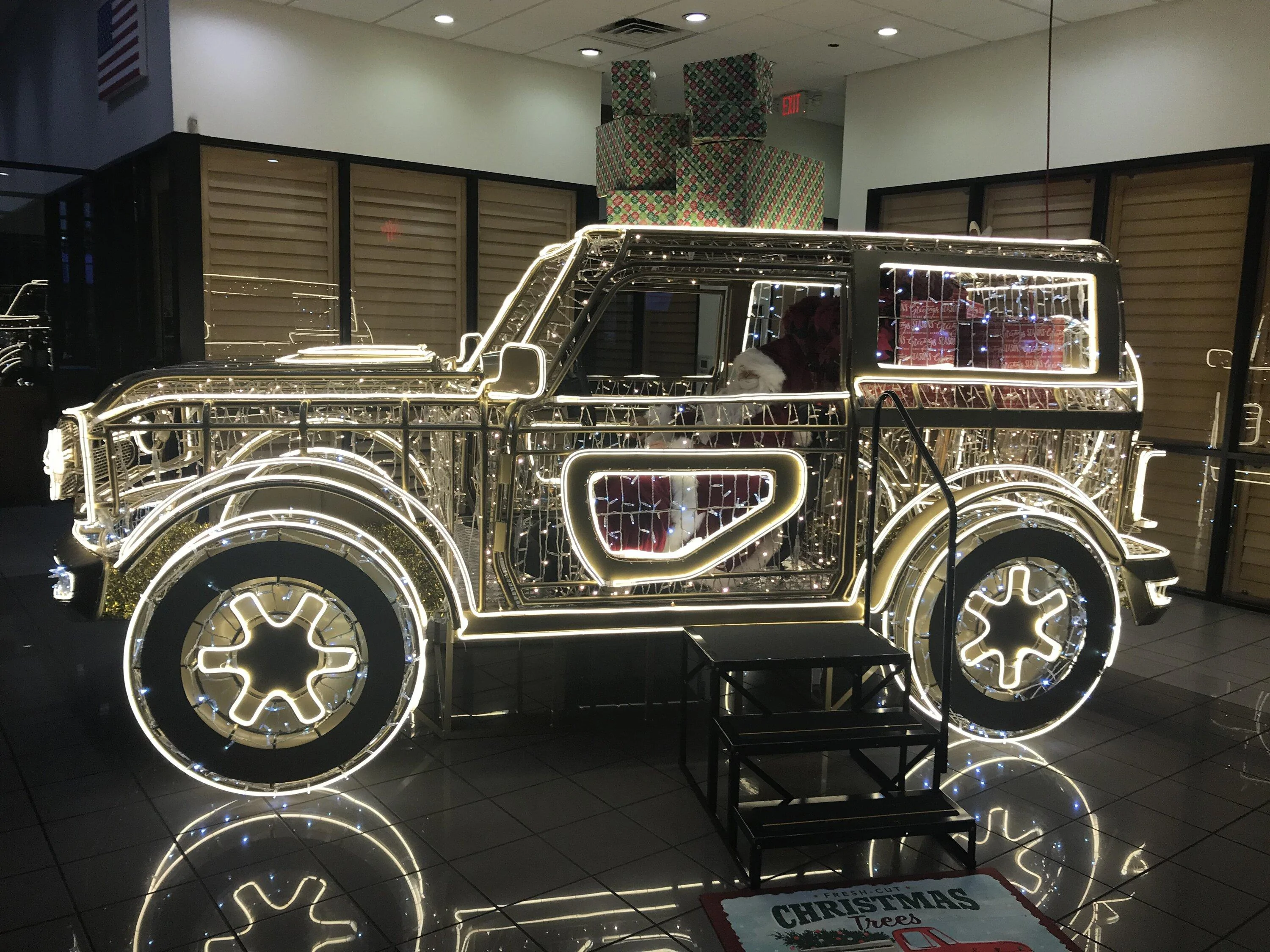 Ford Bronco Full Size Christmas Lights Bronco at dealership B705B5AE-72A0-4F9A-A311-9788BA0C51C3