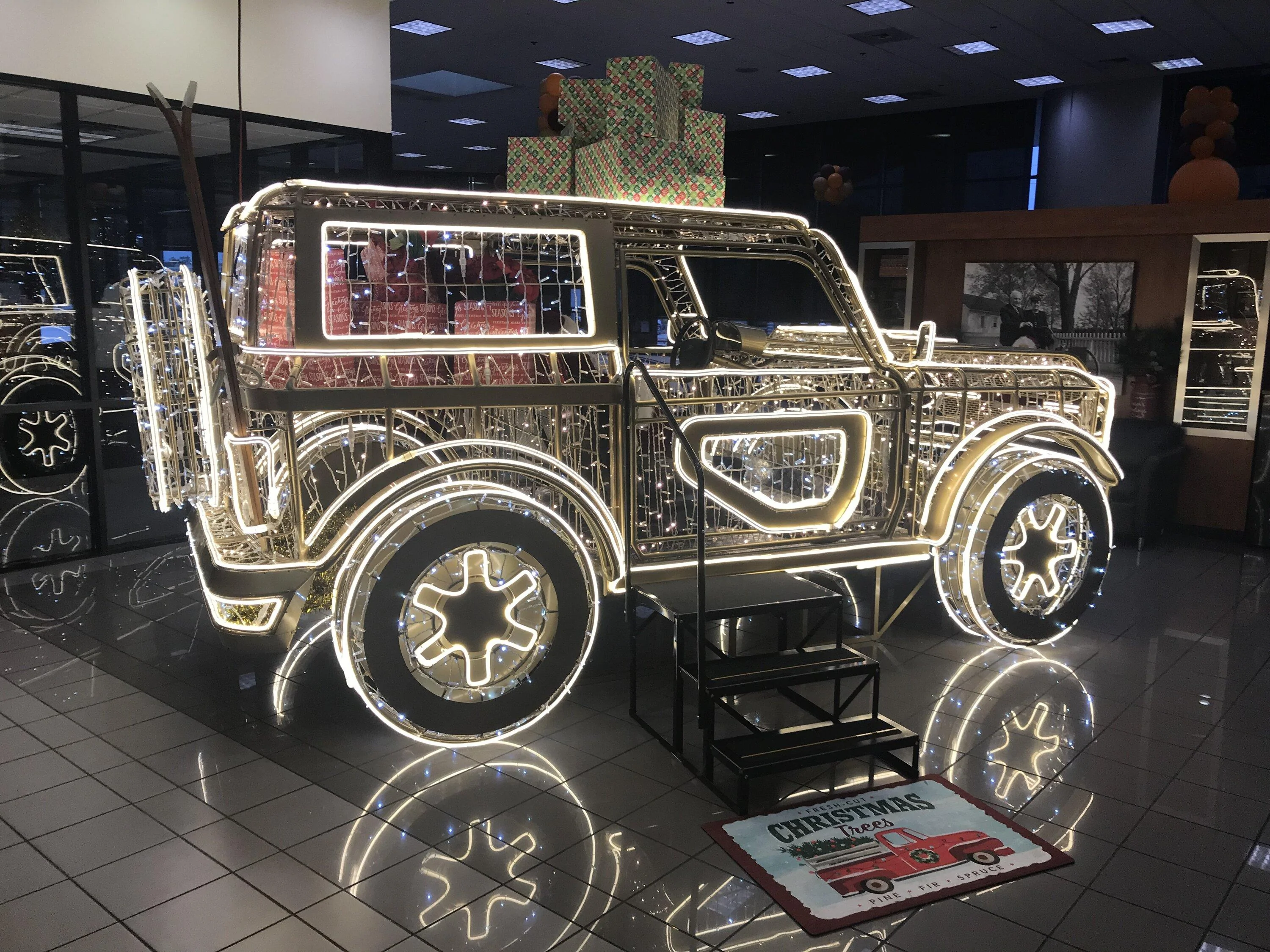 Ford Bronco Full Size Christmas Lights Bronco at dealership 83A90B2B-2778-4132-8377-D4C8E45E43C1