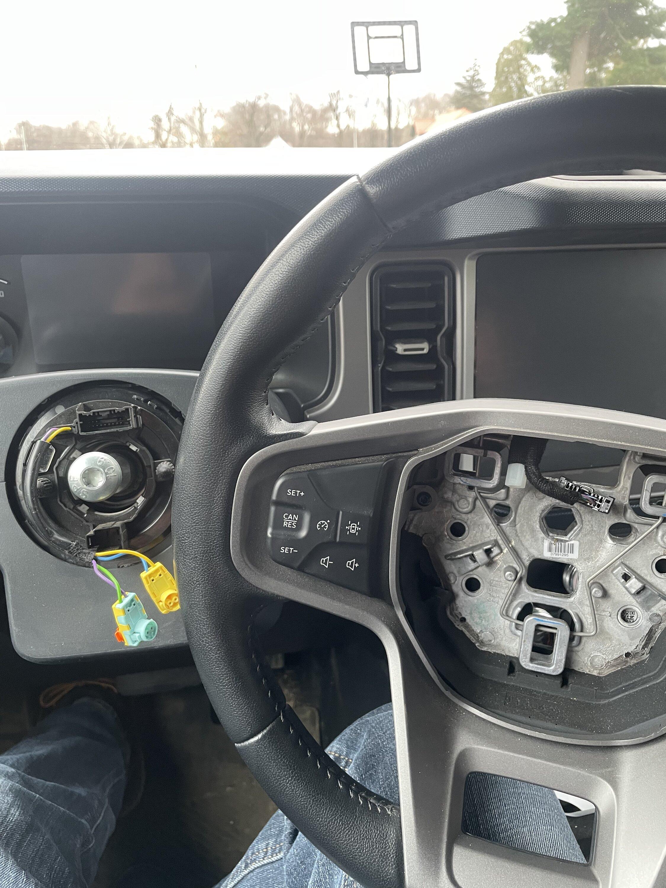 Ford Bronco Looking into adding a heated steering wheel. 042E6AAA-3F11-4DCF-A352-494ADB69492A