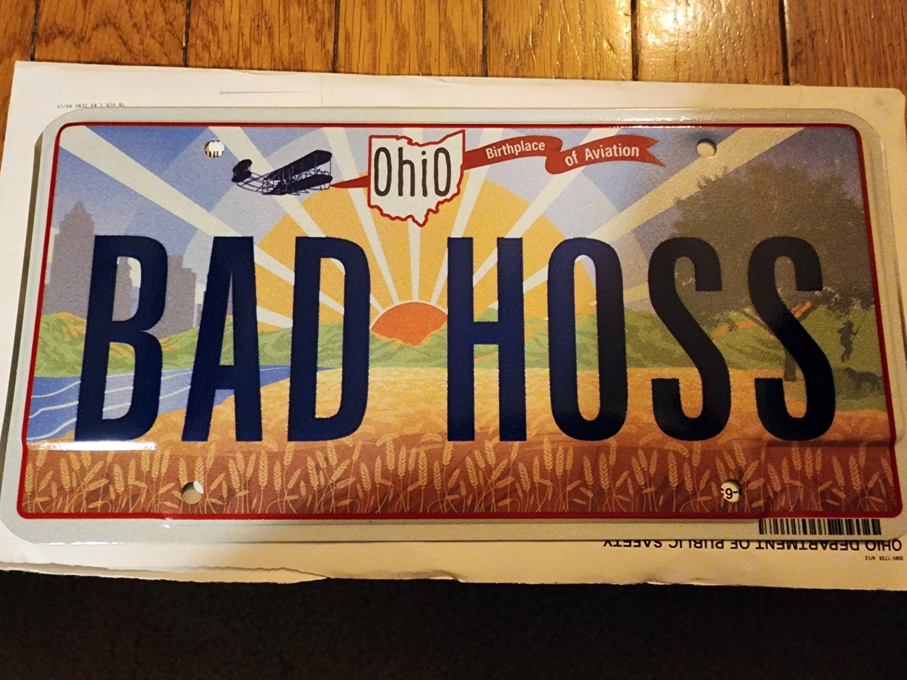 Ford Bronco Custom vanity license plate for Bronco? Bad Hoss