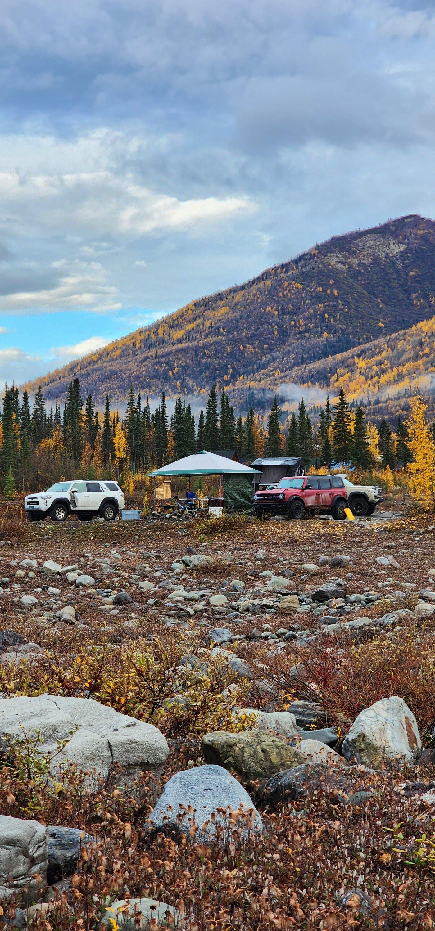 Ford Bronco Fall Camping at Kennicott Mine, Alaska with First Edition Bronco 20220925_085717