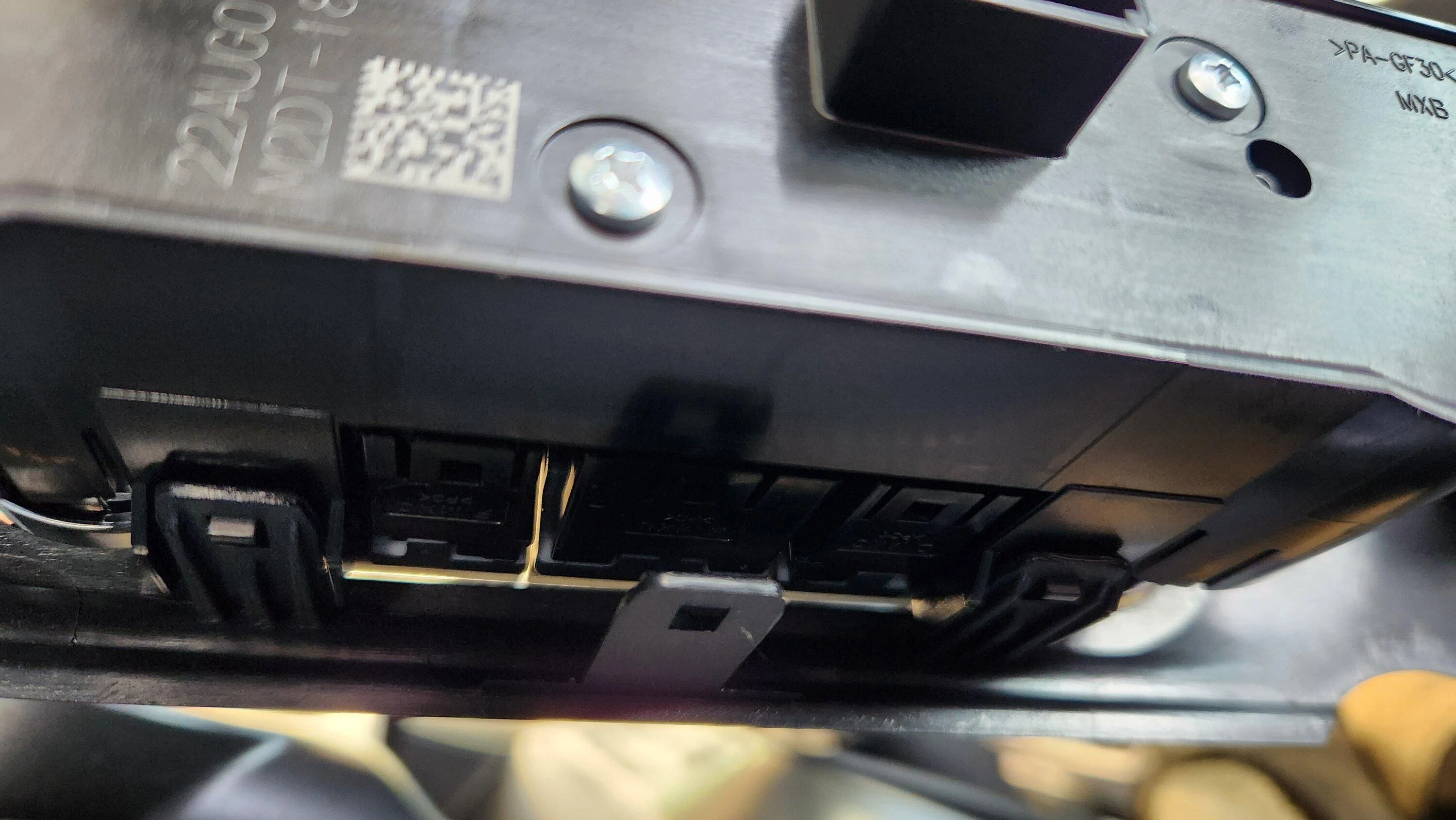 Ford Bronco 2022 HVAC Temperature Display Dial Retrofit DIY & Part Numbers -- Install Success! 20221205_093722
