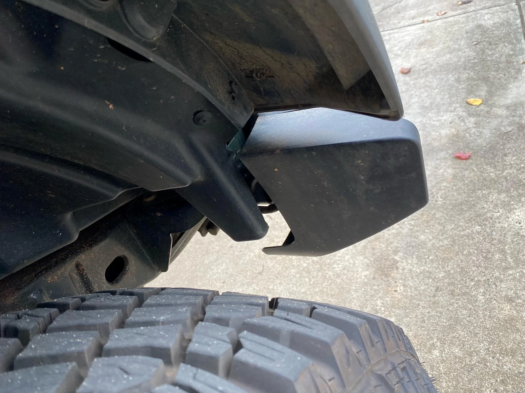 Ford Bronco Mud flaps for Sasquatch? bronco bumper