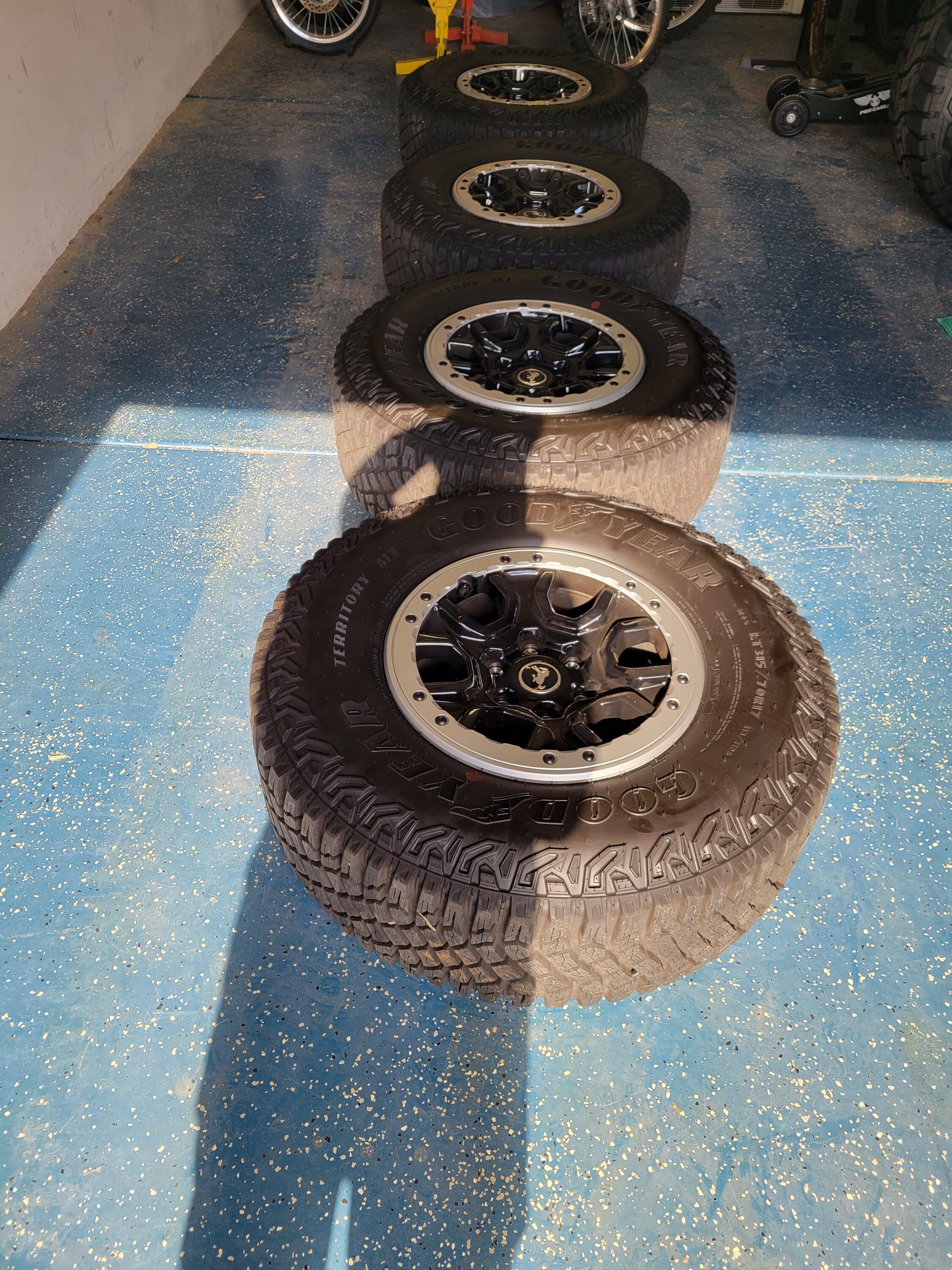 Ford Bronco 5 Sasquatch Wheels / Tires 20221205_122238