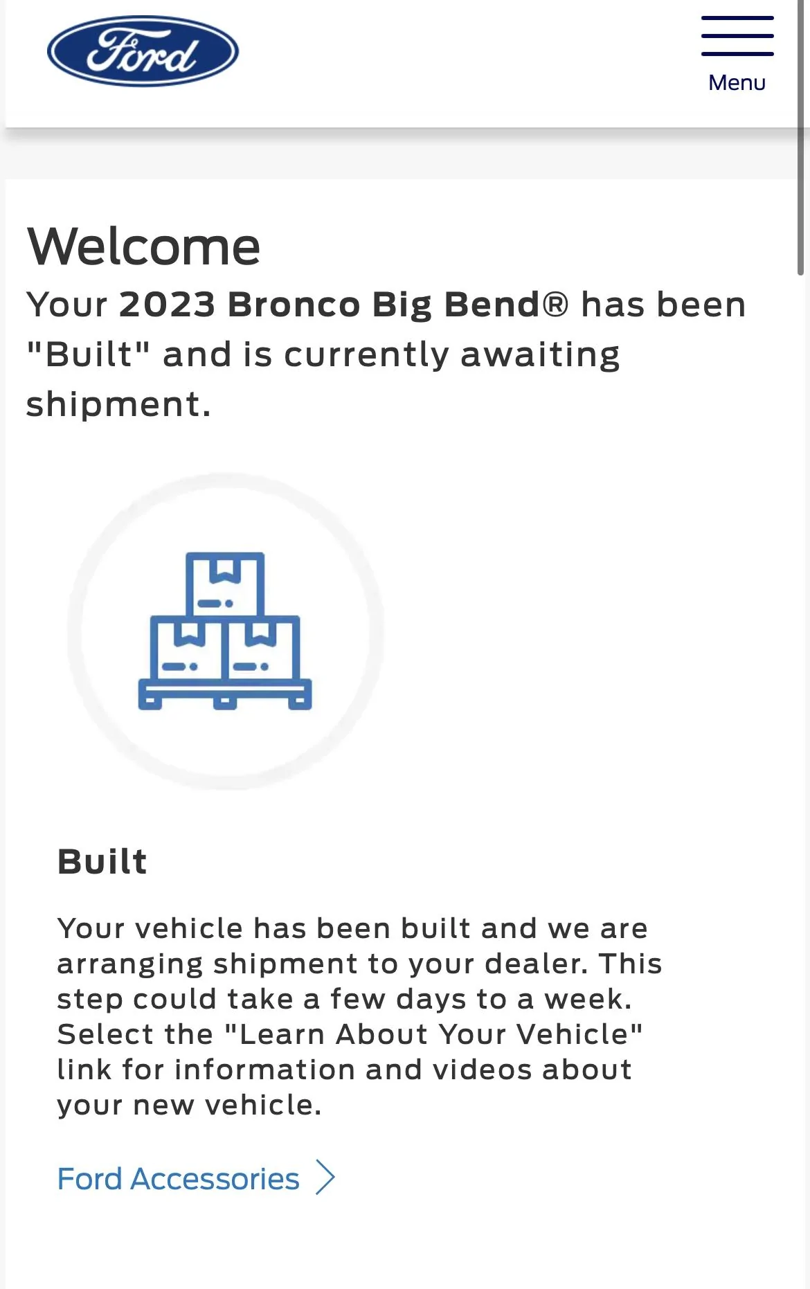 Ford Bronco 12/12/2022 build week with spreadsheet 9D9904E7-3AD1-4939-9EED-0CDB335F6B09