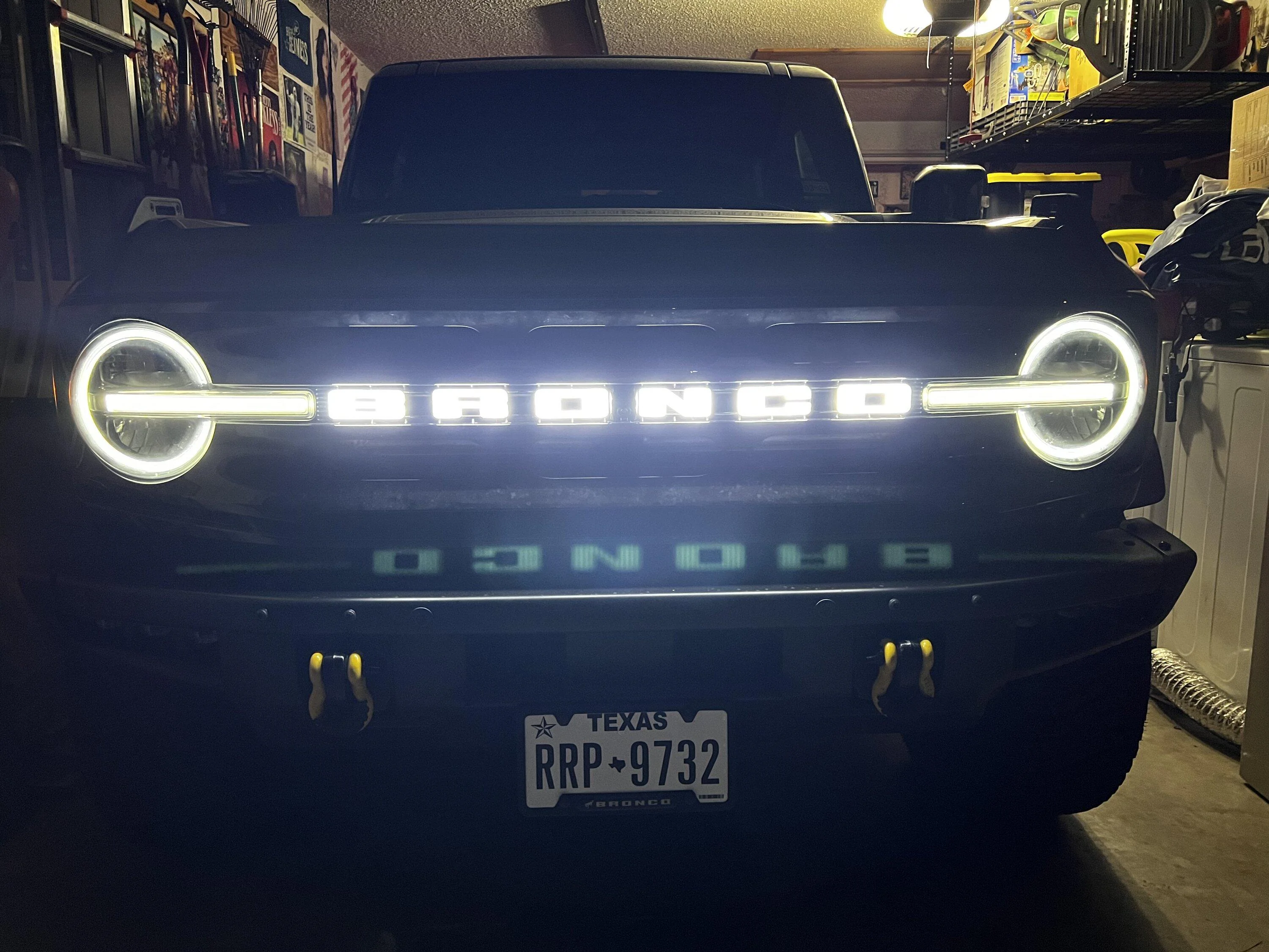 Ford Bronco Anyone try these "BRONCO" grill letter lights? 481F5A0B-1E80-4D7E-A00A-2F7D50743725