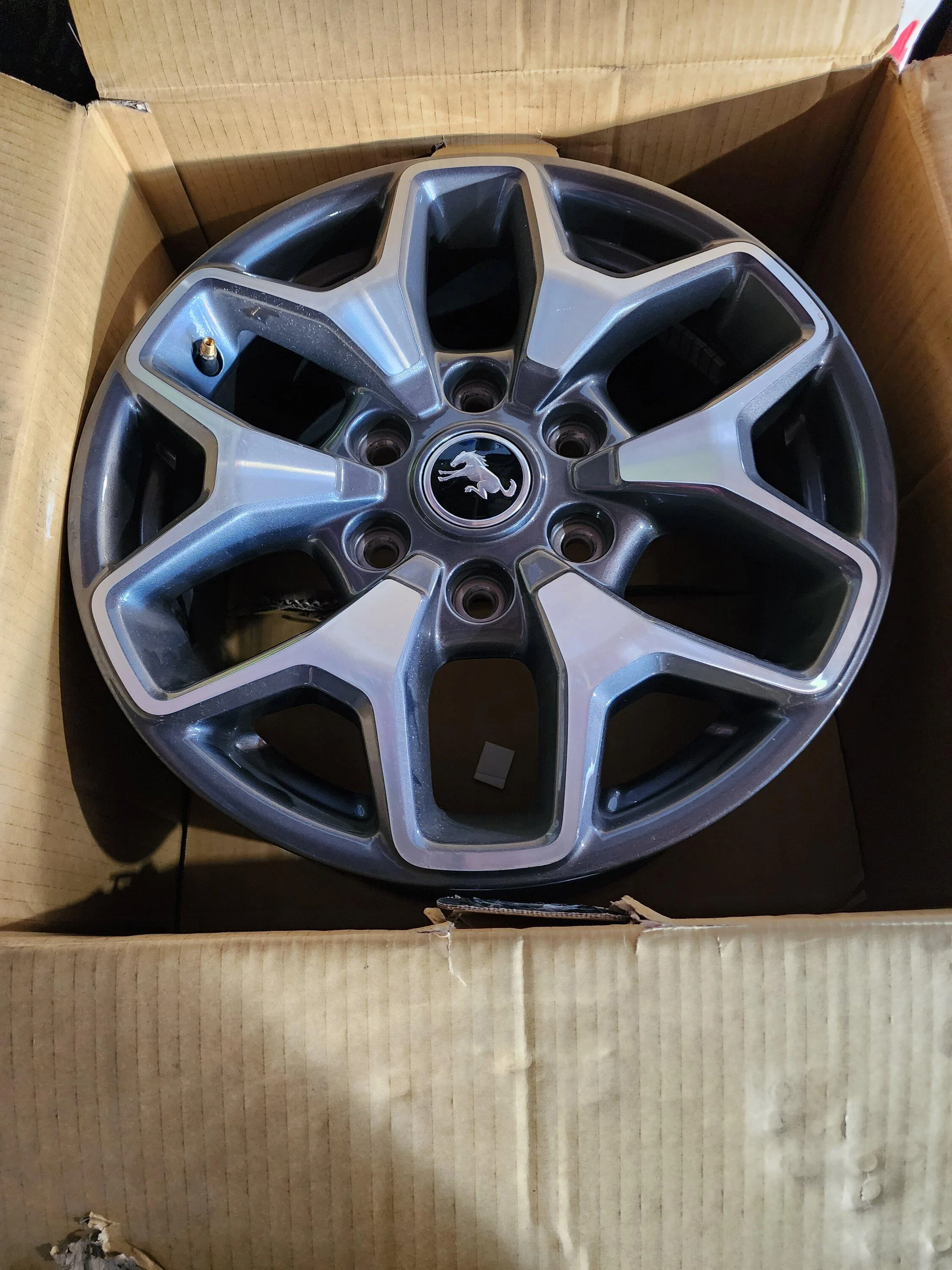 Ford Bronco 5 Badlands wheels plus center caps $650 20221201_154521