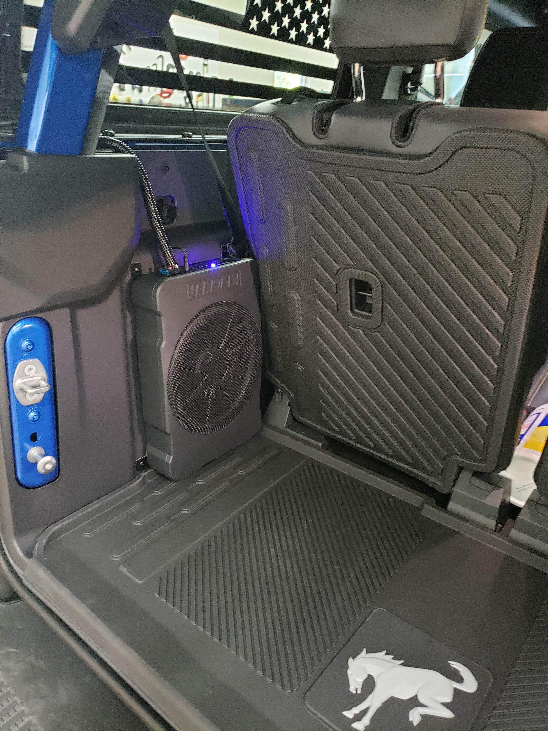 Ford Bronco Help with mounting locations hideaway 20220818_182814