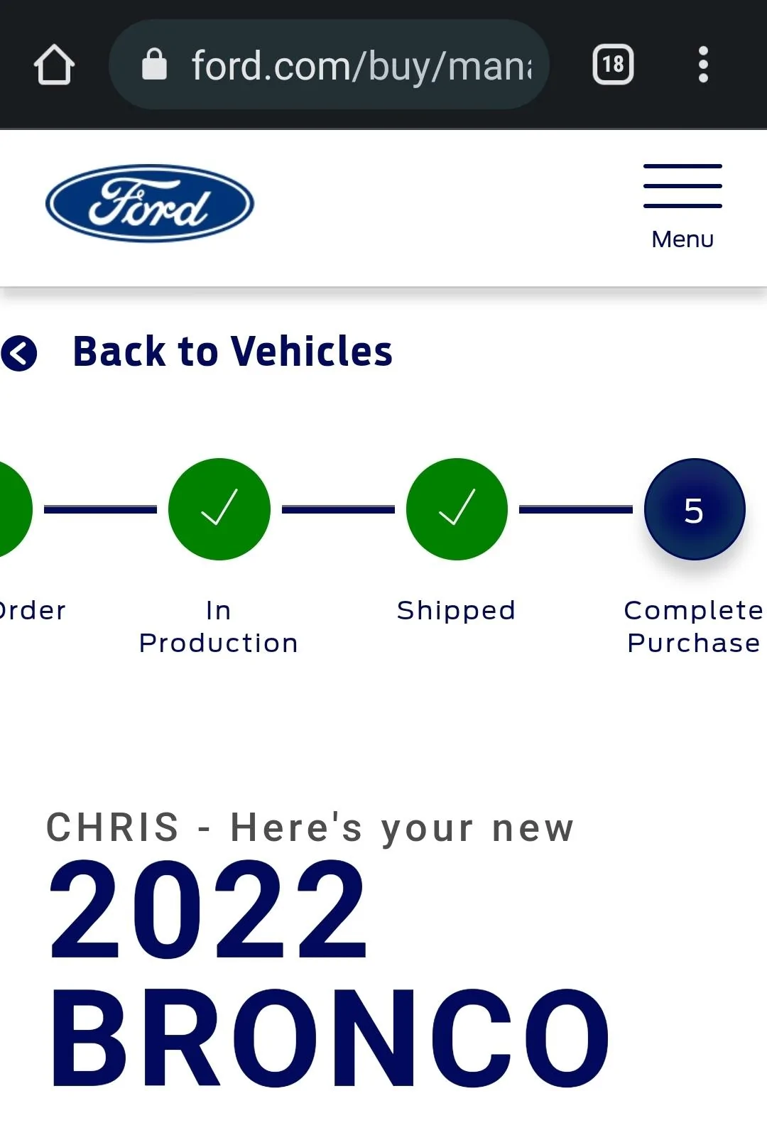 Ford Bronco Unofficial (stuck) "InTransit" thread Screenshot_20221208_073817_Chrom