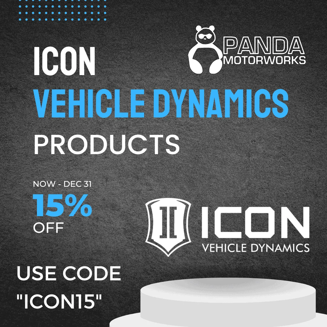 Ford Bronco 15% off ICON Products Through December! Icon 15 December
