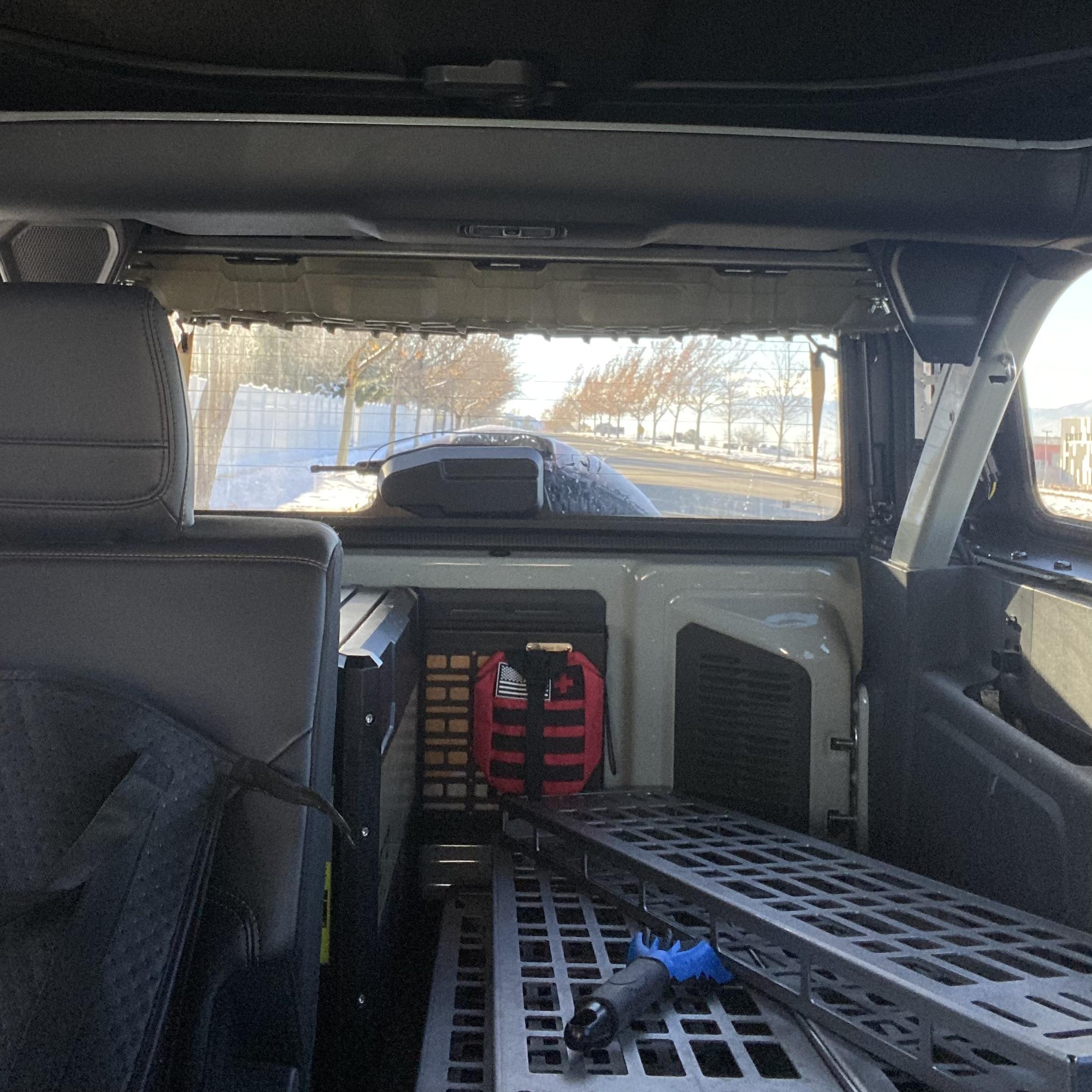 Ford Bronco PVO update on the attic tray IMG_6363