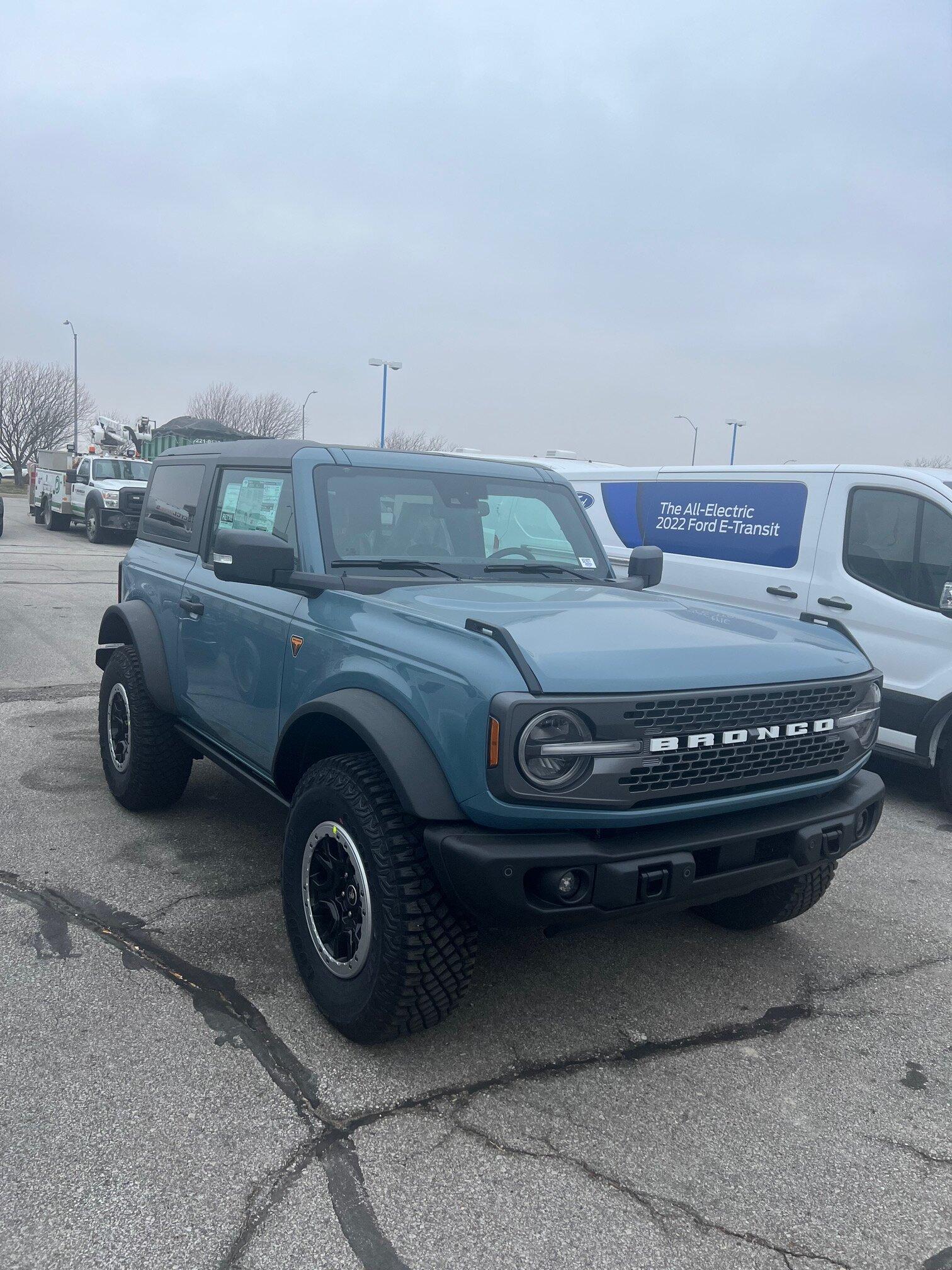 Ford Bronco 11/7/22 Build Week w/ Spreadsheet IMG_1457