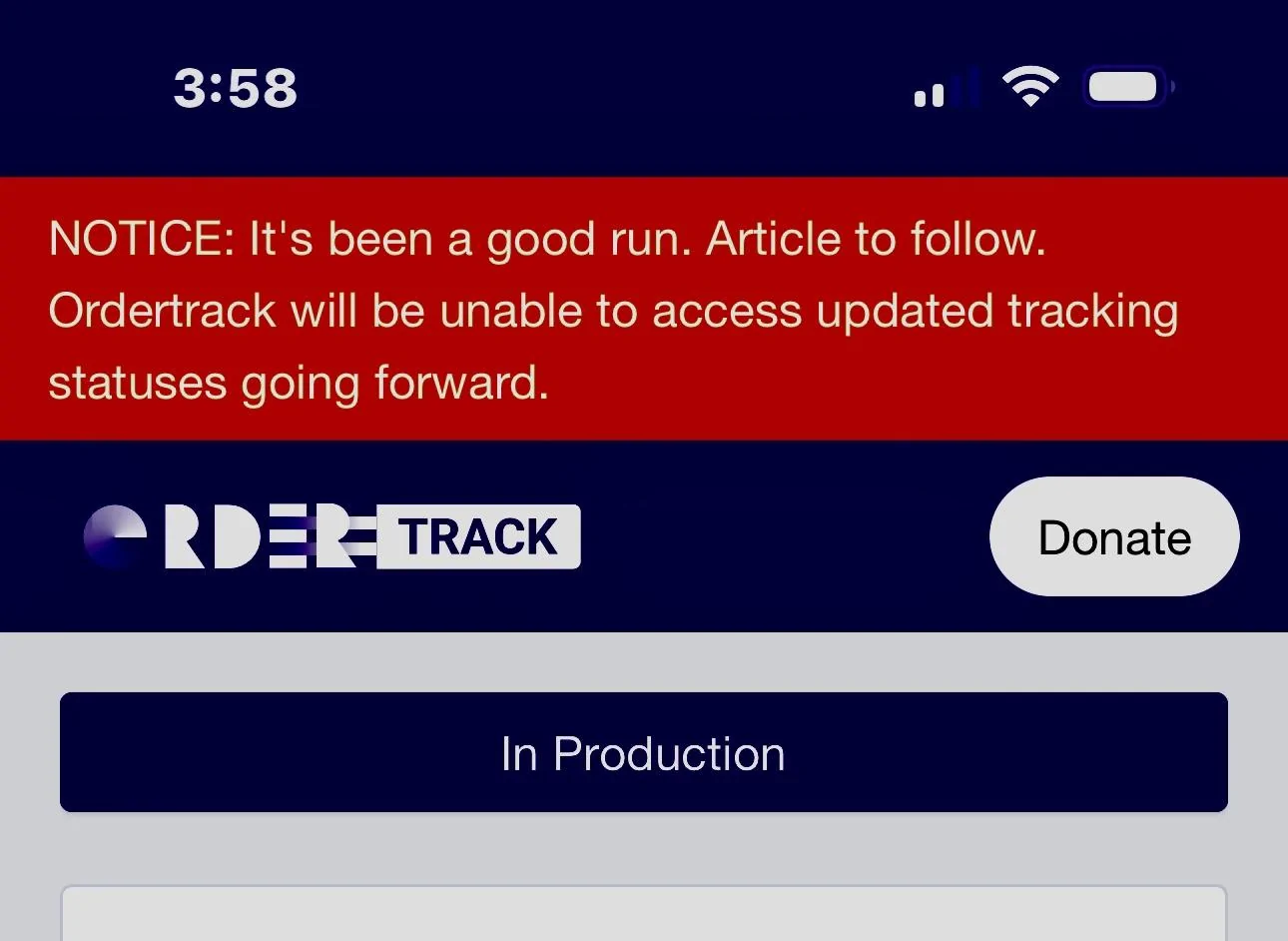 Ford Bronco OrderTrack App shutting down! 😩 AD20E156-5AEC-4BE1-BB2B-27A51773156A