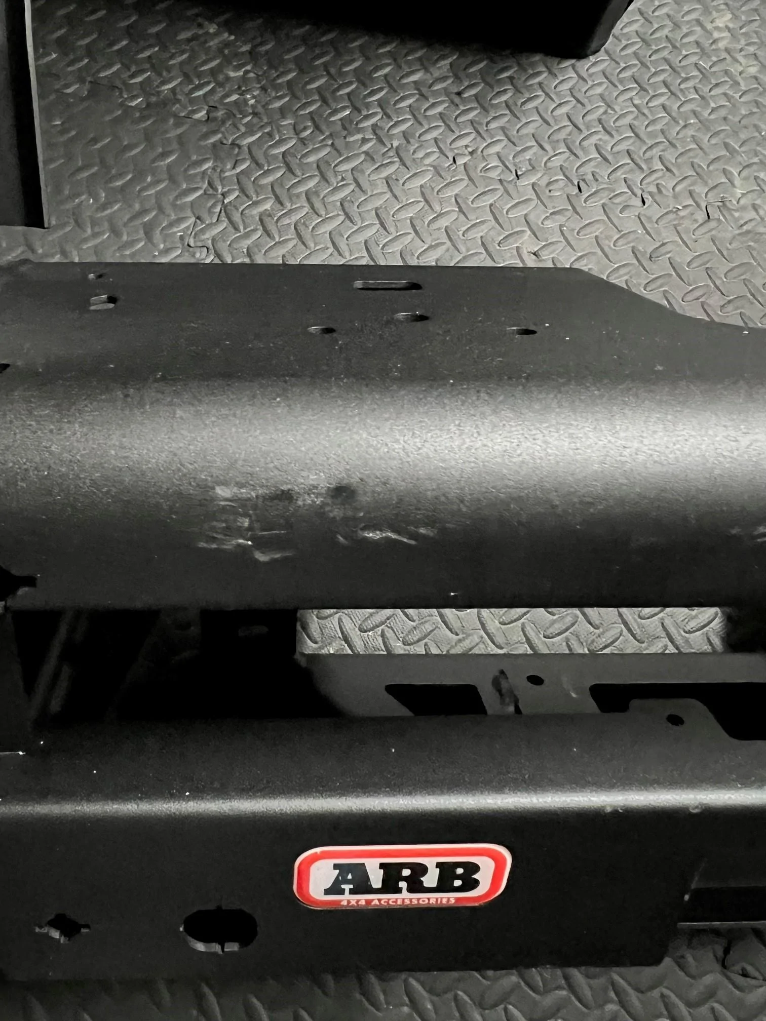 Ford Bronco ARB Summit Bumper damaged and missing hardware bump2