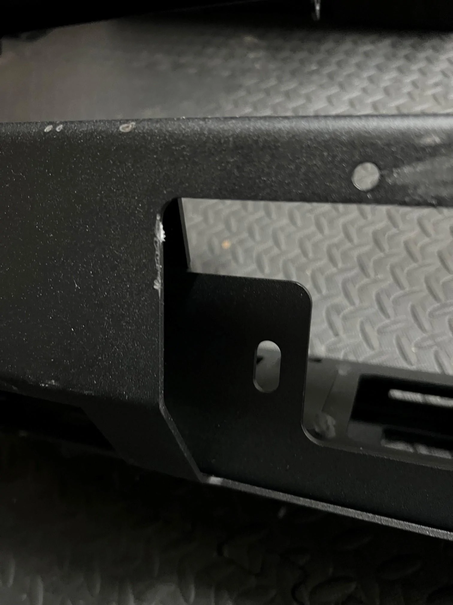 Ford Bronco ARB Summit Bumper damaged and missing hardware bump5