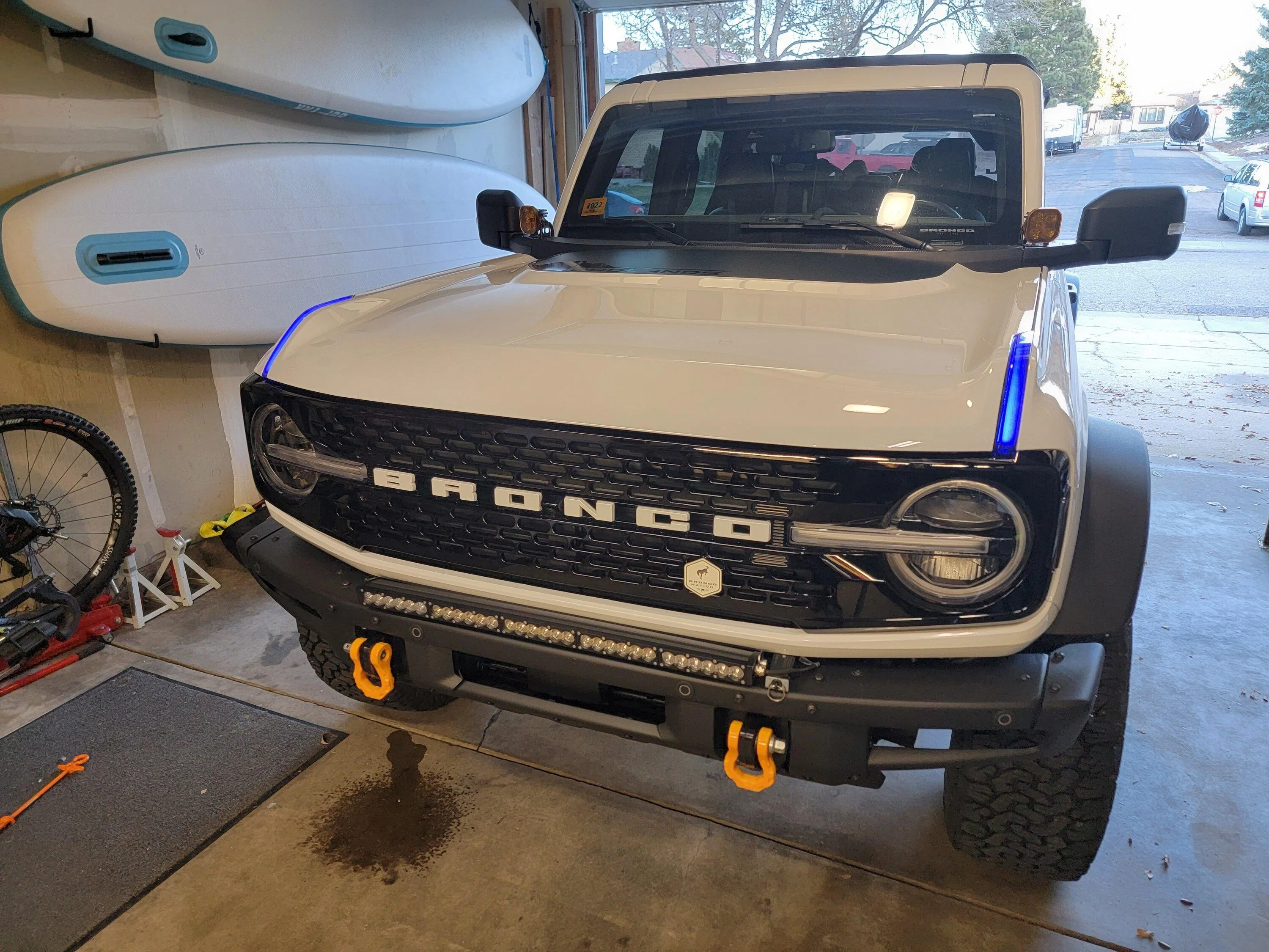 Ford Bronco Quake LED Trail Sight Delete DRL Kit w/ Sequential Turn Signal - Installed pics / videos & review 20221202_160112