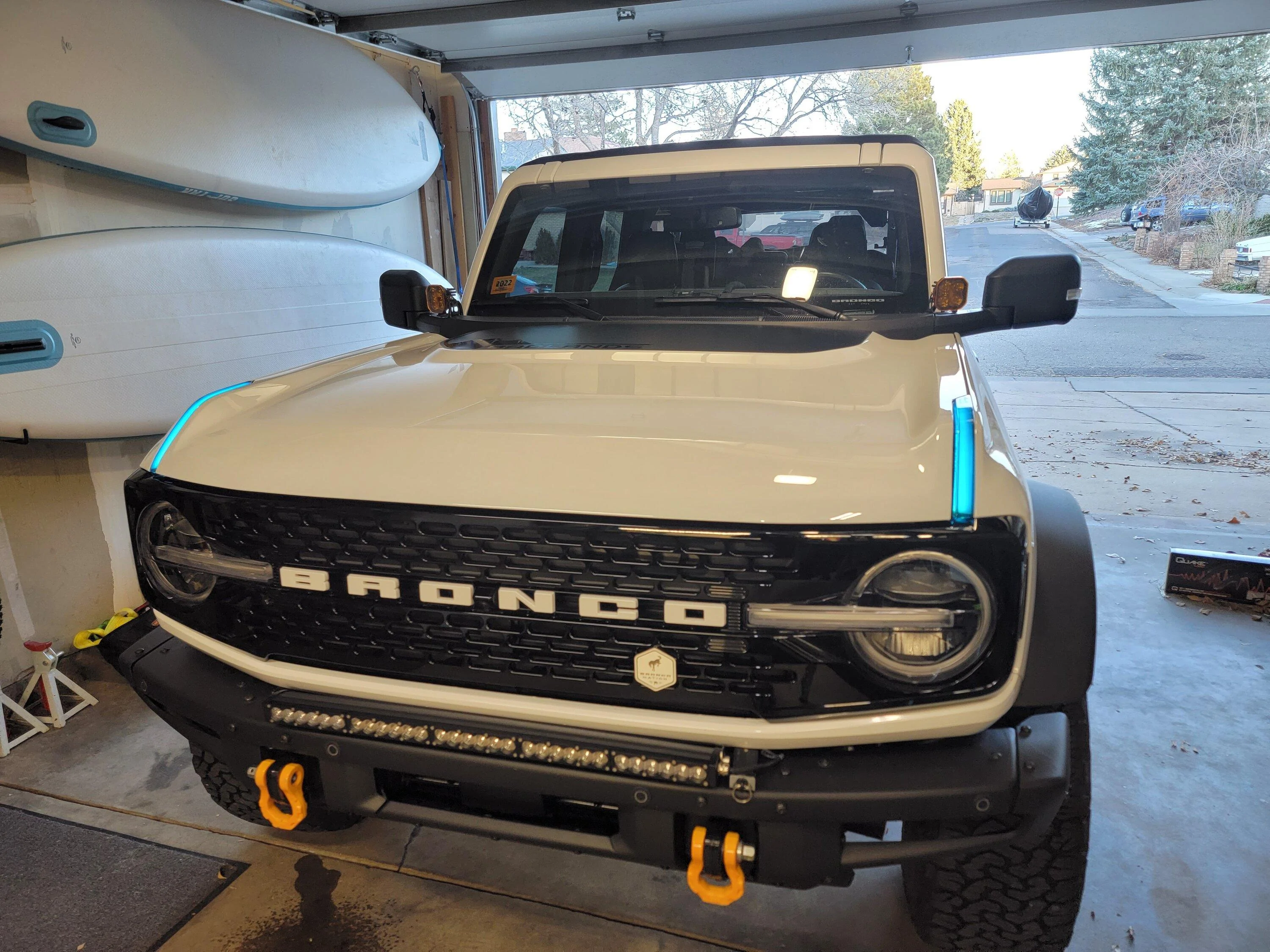 Ford Bronco Quake LED Trail Sight Delete DRL Kit w/ Sequential Turn Signal - Installed pics / videos & review 20221202_160050