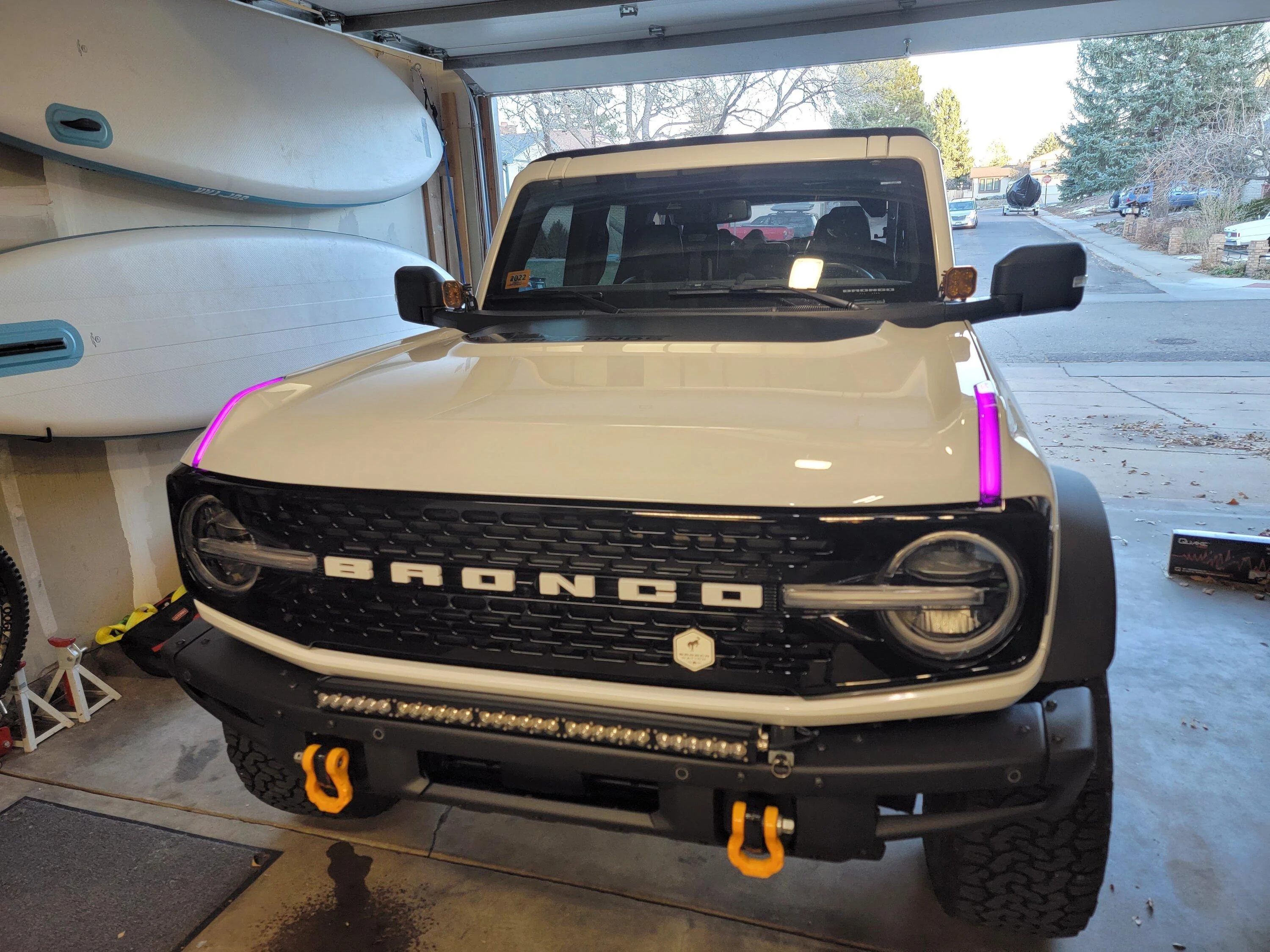 Ford Bronco Quake LED Trail Sight Delete DRL Kit w/ Sequential Turn Signal - Installed pics / videos & review 20221202_160046