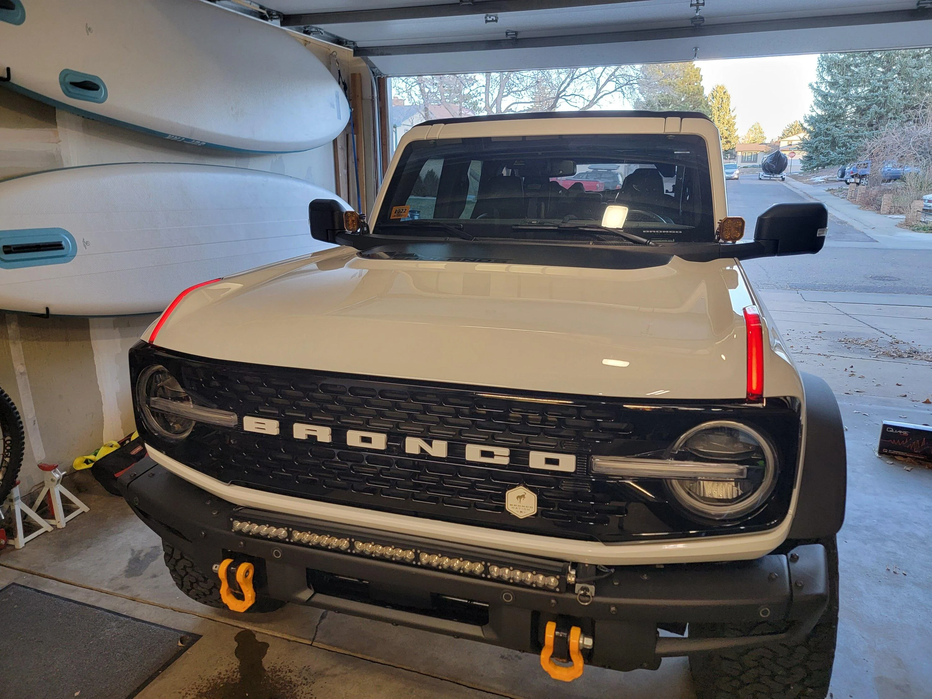 Ford Bronco Quake LED Trail Sight Delete DRL Kit w/ Sequential Turn Signal - Installed pics / videos & review 20221202_160042
