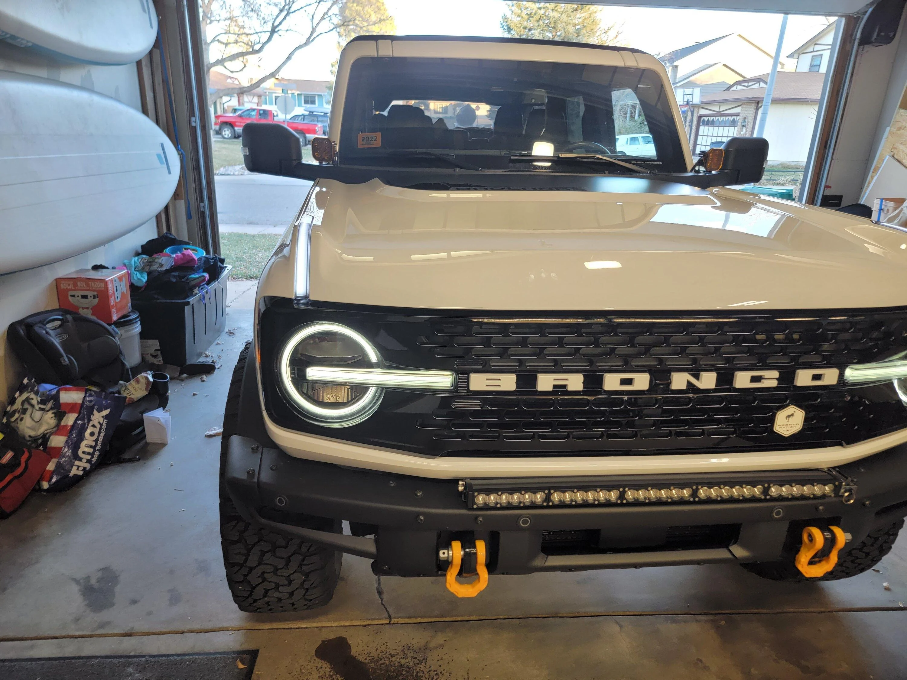 Ford Bronco Quake LED Trail Sight Delete DRL Kit w/ Sequential Turn Signal - Installed pics / videos & review 20221202_155809