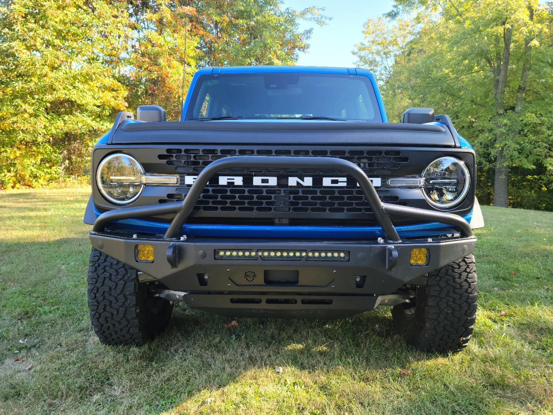 Ford Bronco Crash bar delete covers now available from ELev8 Off Road xIKo30w