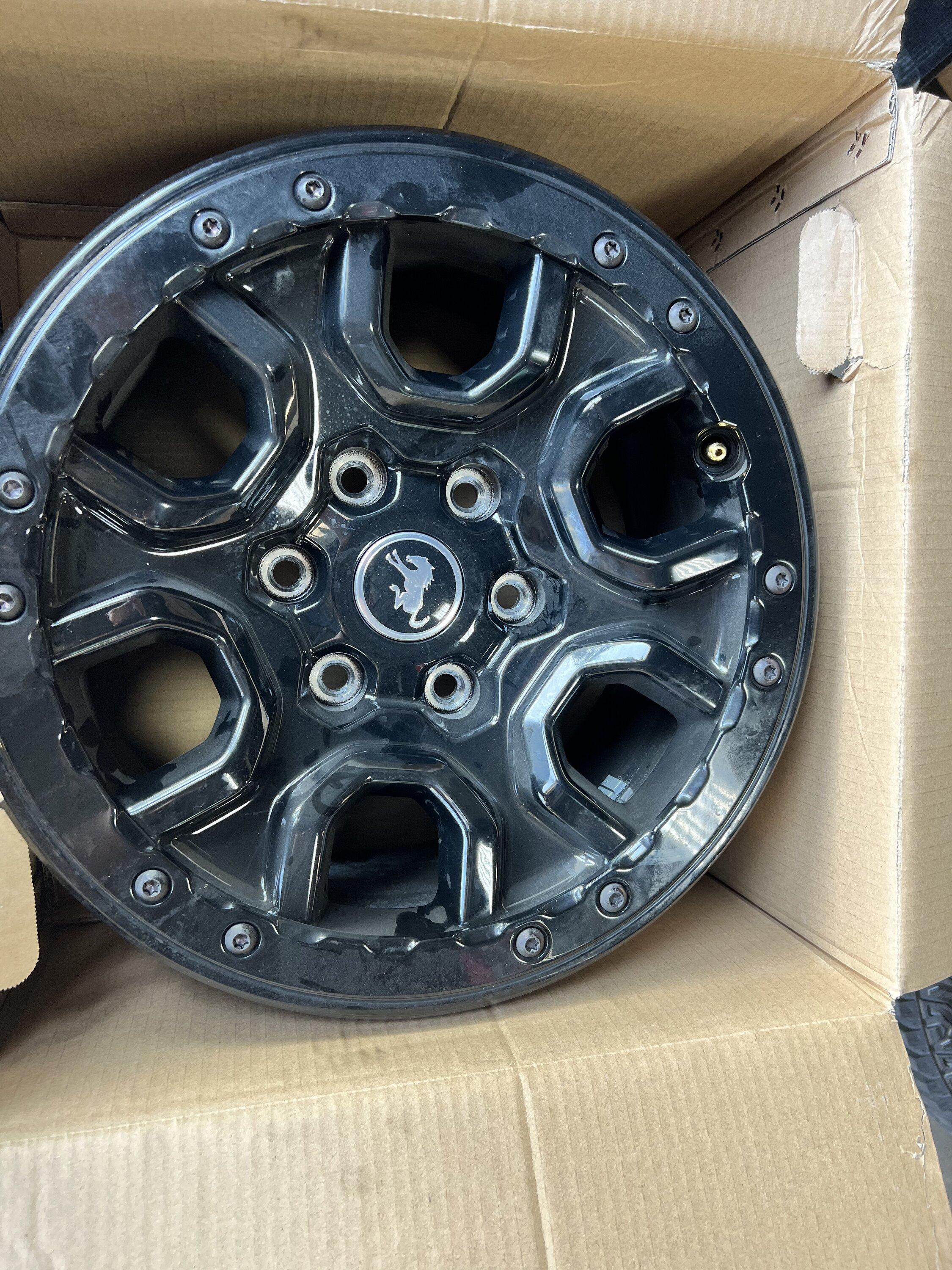 Ford Bronco Wildtrak Wheels $900 AC0761CD-AC74-45F3-8700-FDA5A7967CE7