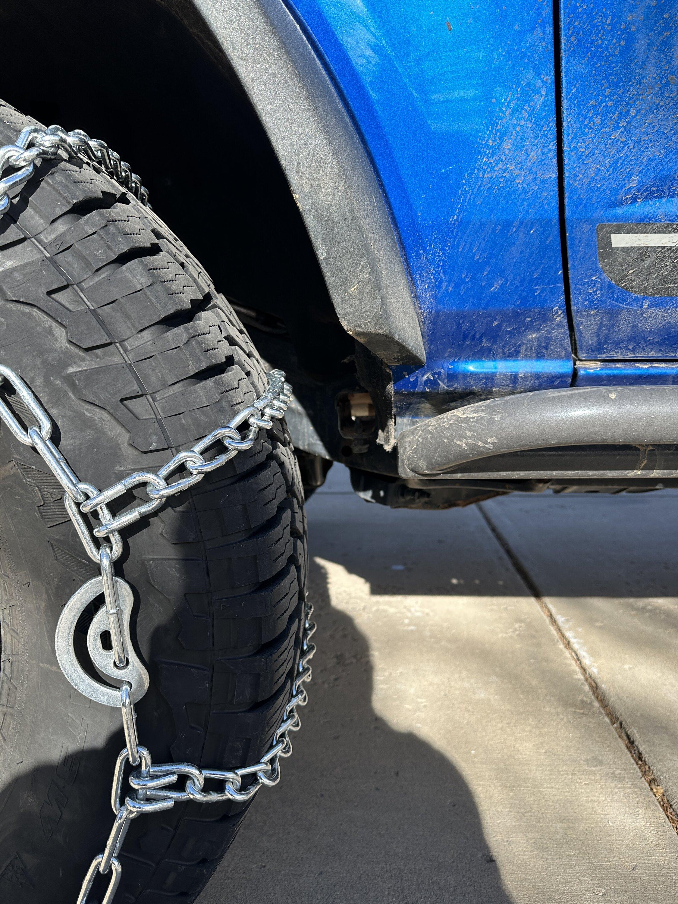Ford Bronco Tire chains purchases begun IMG_3073