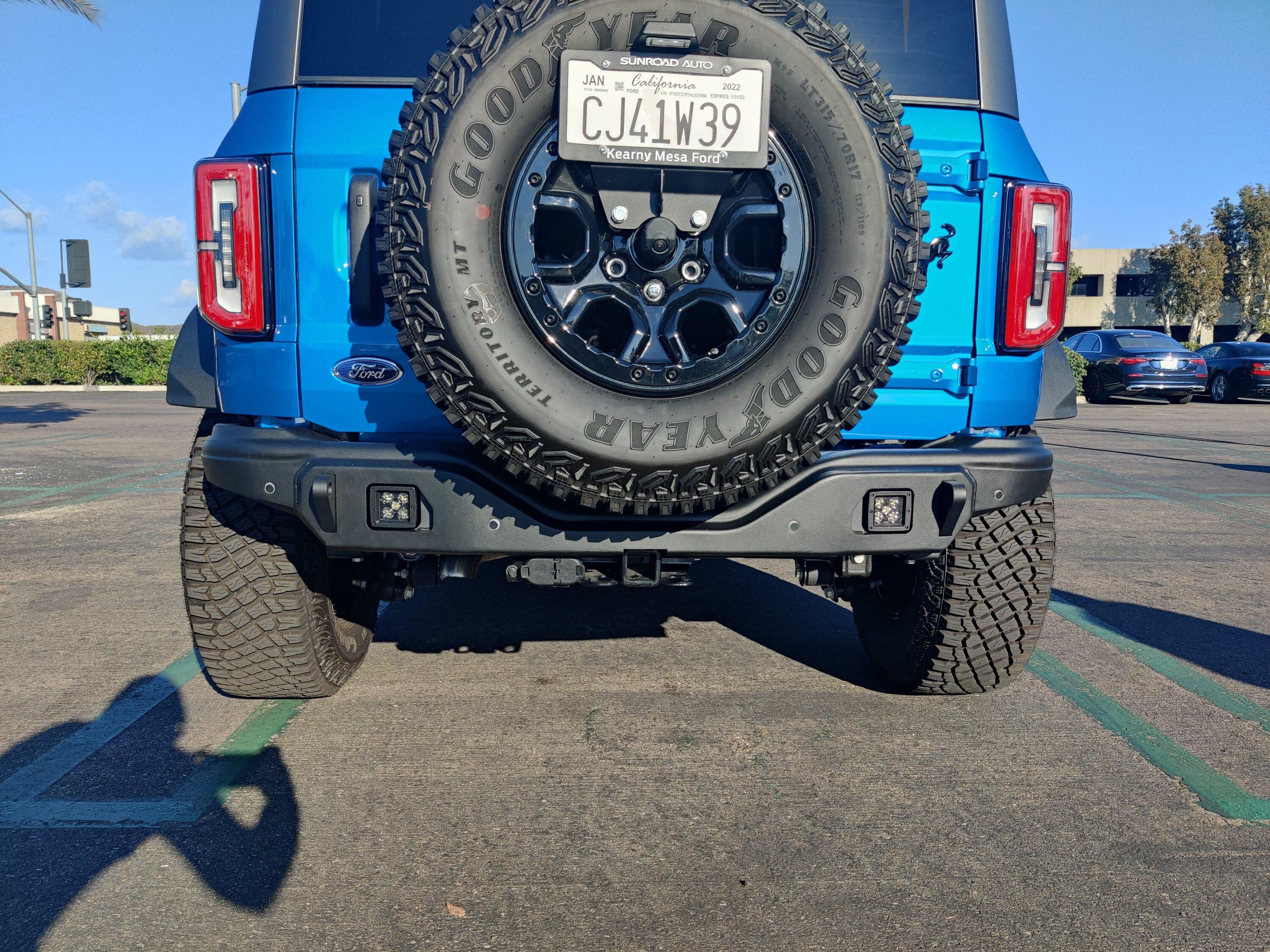 Ford Bronco Ford Rear Bumper to Complement the Modular Front IMG_20221113_144559