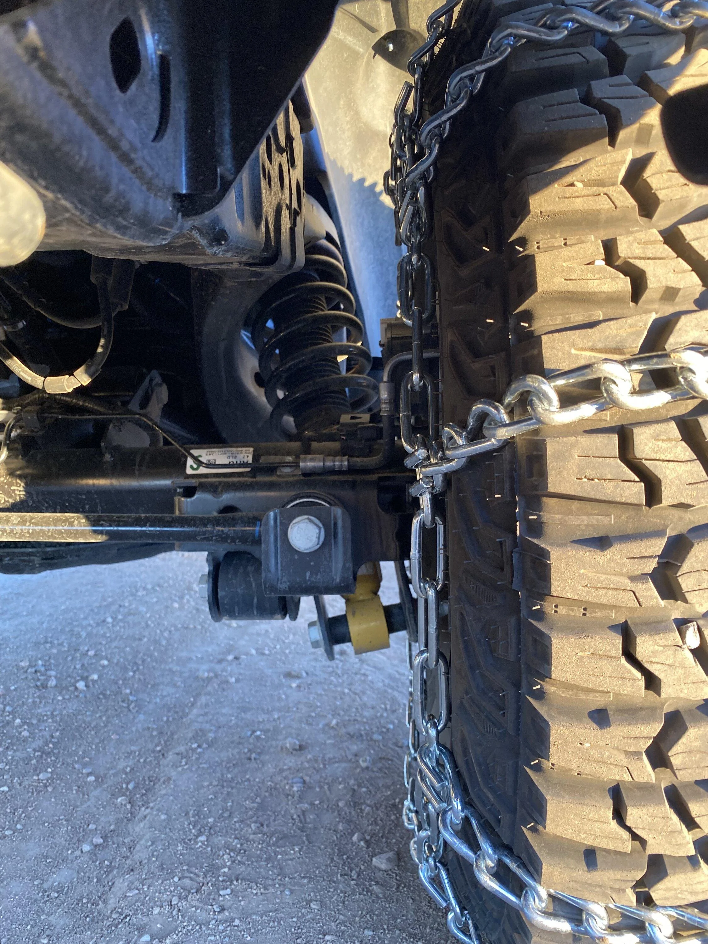 Ford Bronco Tire chains purchases begun IMG_9652