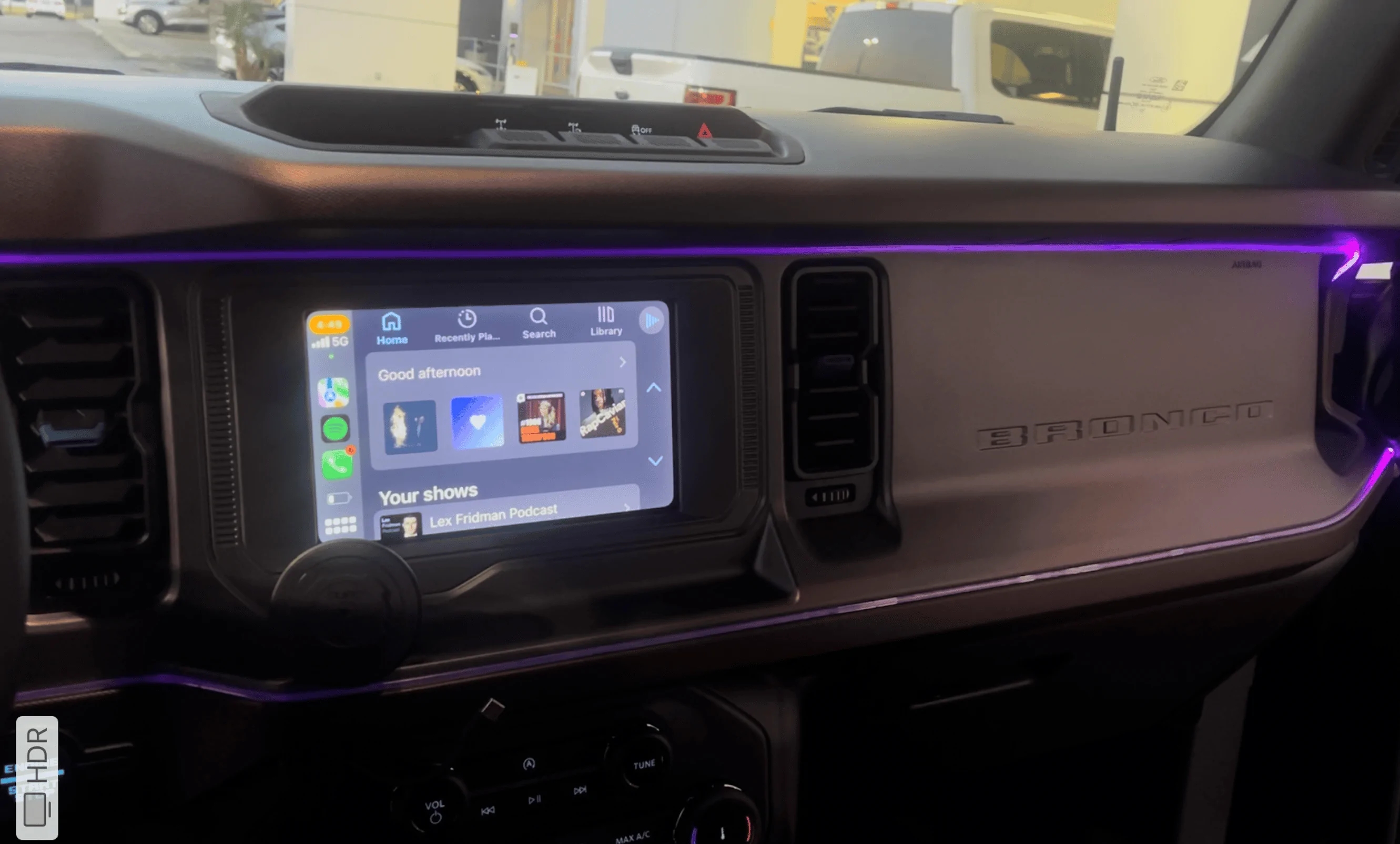 Ford Bronco First Look: ORACLE Lighting accent lighting for Bronco Dash Screen Shot 2022-12-12 at 5.36.17 PM