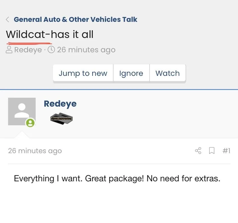 Ford Bronco Wildcat-has it all. Wildtrack maybe? Ha 0DB6B232-0328-4DCB-867E-70E493D795E4