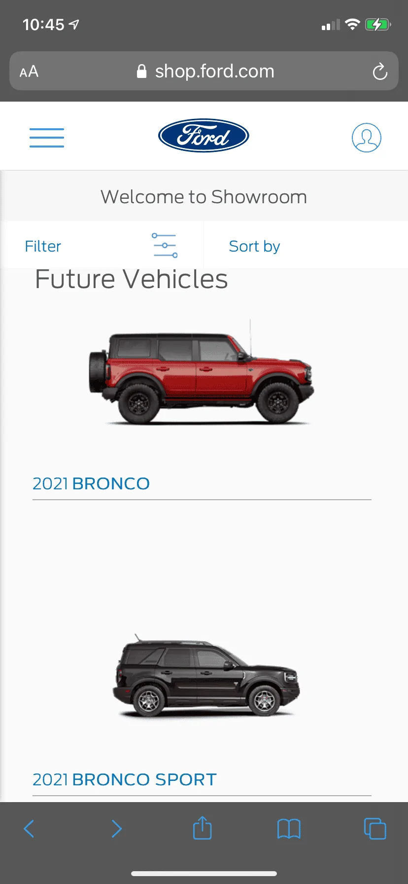 Ford Bronco Ford website down for maintenance D4B0DD67-BFFD-4801-8F07-C7EFE285F261