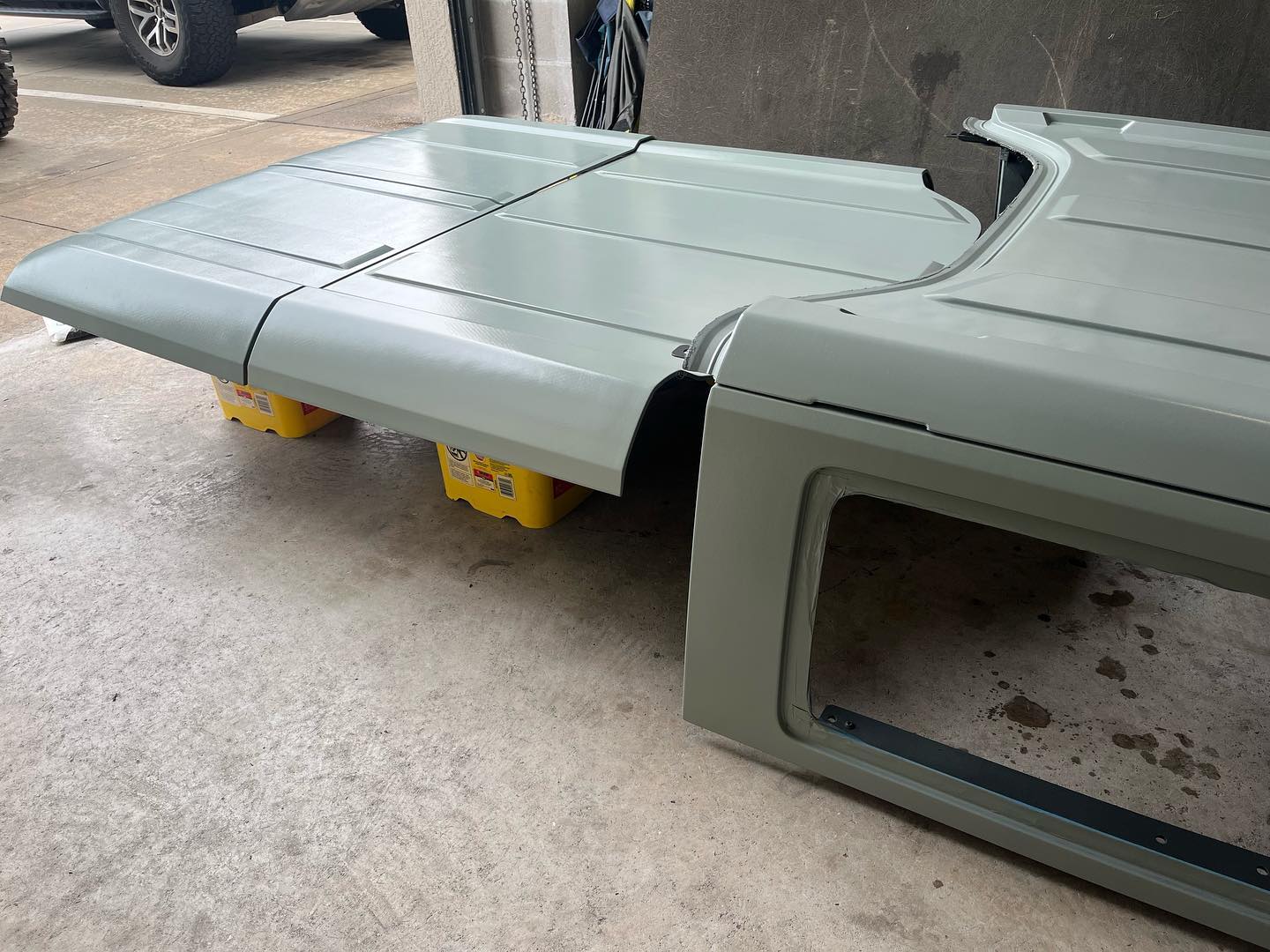 Ford Bronco MIC Hard Top in Cerakote Cactus Gray Finish 319712484_138583618989324_70532489310102
