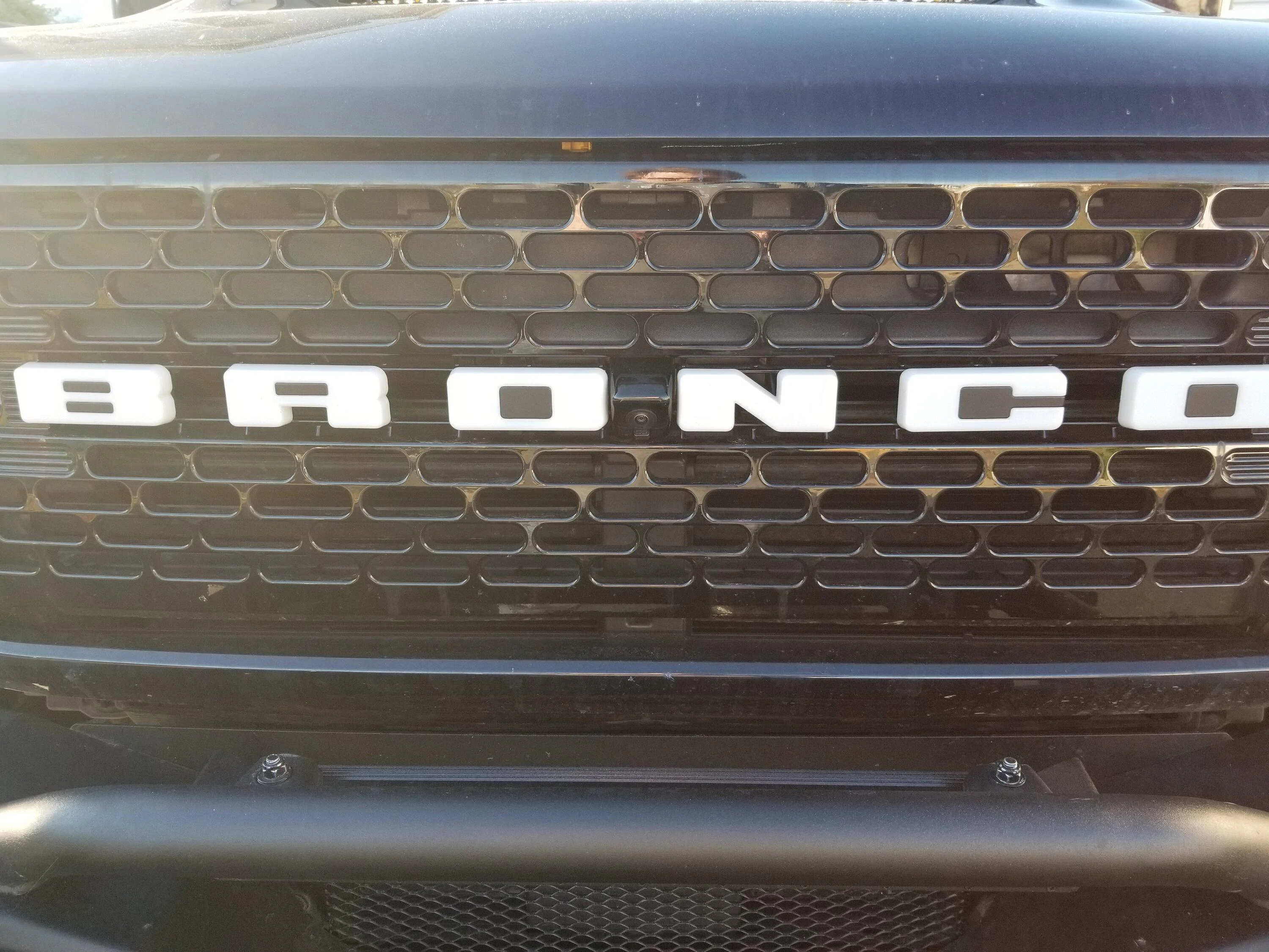 Ford Bronco Oracle Backlit Grill Letters Replaced 20221213_142619