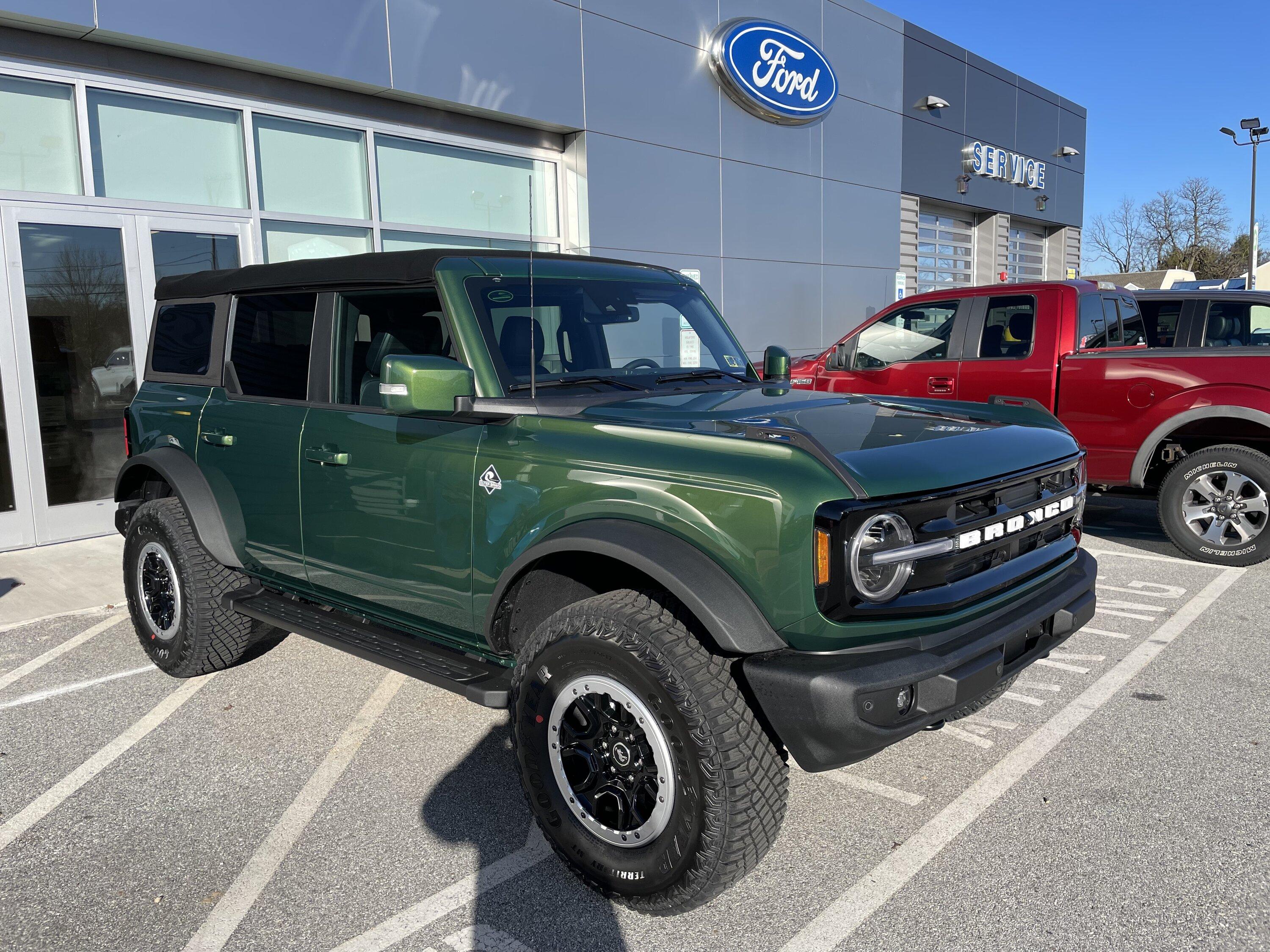 Ford Bronco 11/21/2022 Build Week w/Spreadsheet Bronco