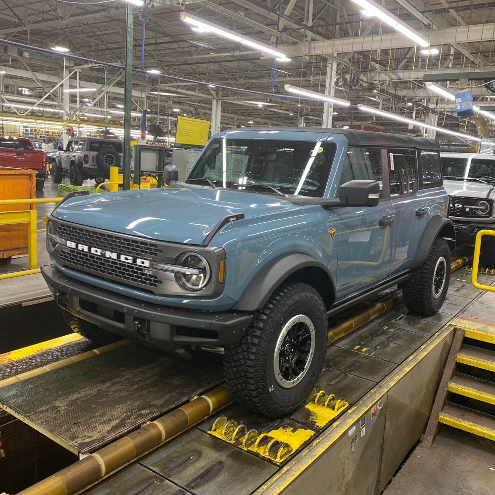 Ford Bronco 11/21/2022 Build Week w/Spreadsheet IfSDvDn