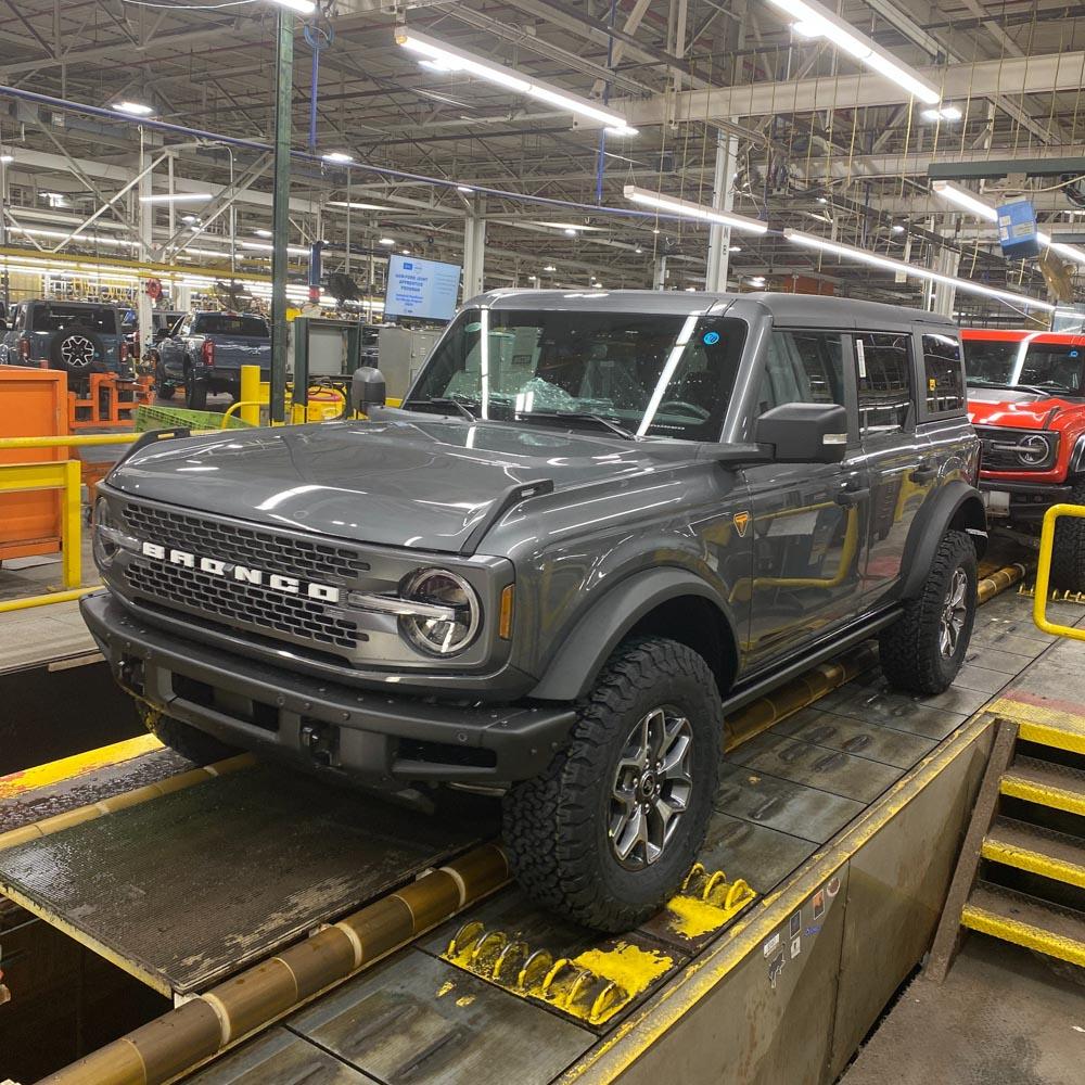 Ford Bronco 11/28/2022 Build Week 2023 Bronco Assembly line