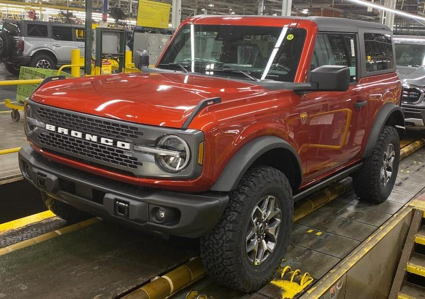 Ford Bronco 11/28/2022 Build Week Assy Line Photo