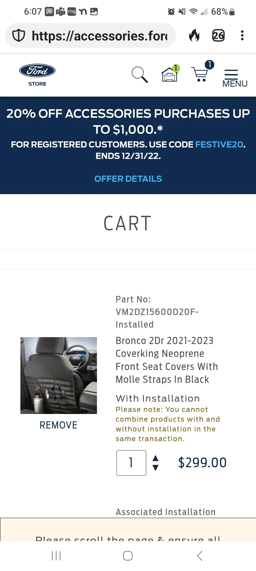 Ford Bronco New seat covers Screenshot_20221214_180759_DuckDuckGo