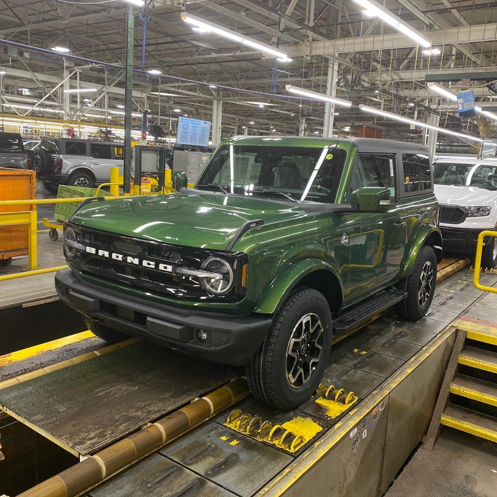 Ford Bronco ERUPTION GREEN Bronco Club Baby picture