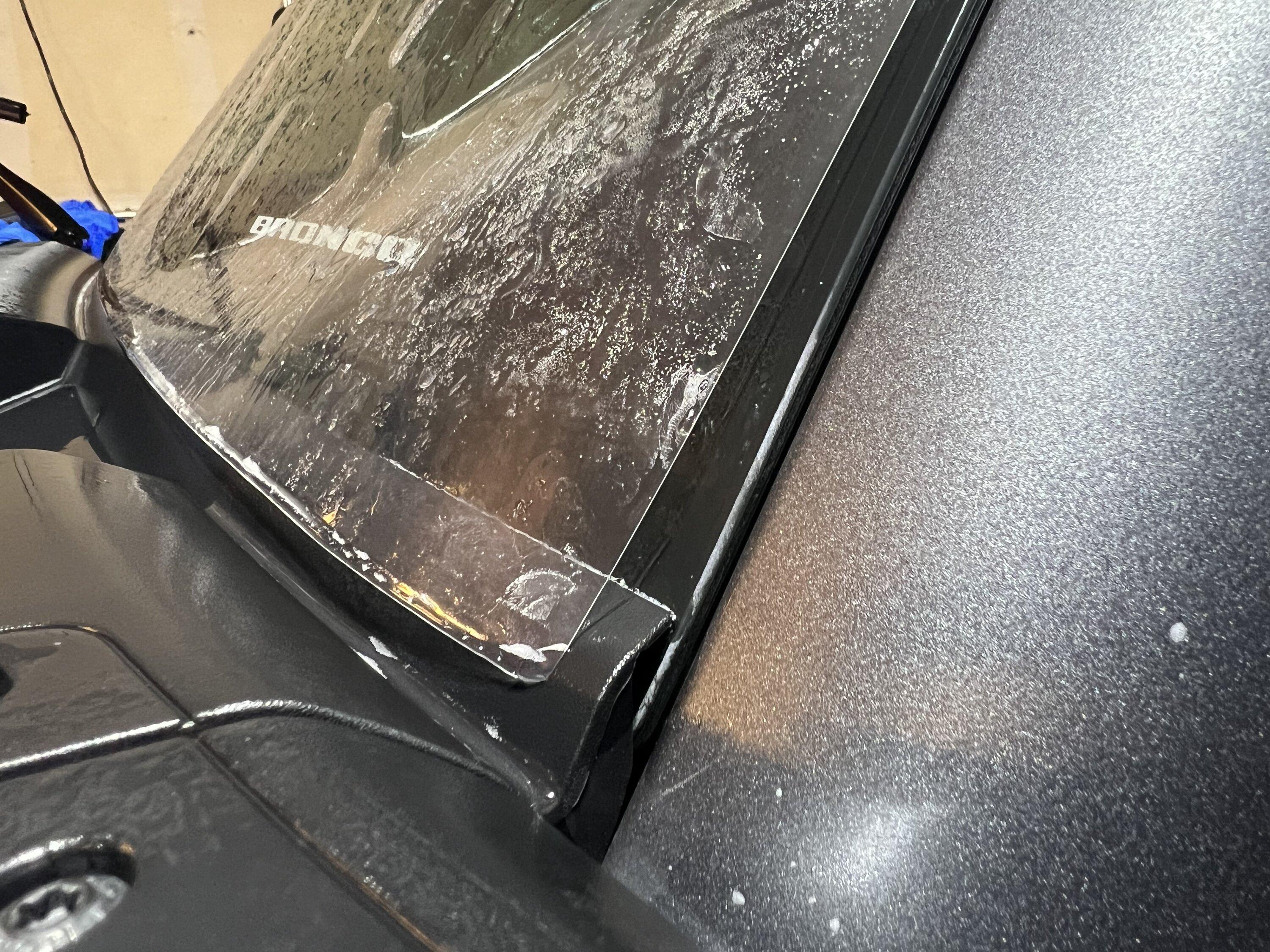 Ford Bronco Windshield protection film DIY installed! 3AB68072-F020-4E66-B15D-D9C03BC3FC2D