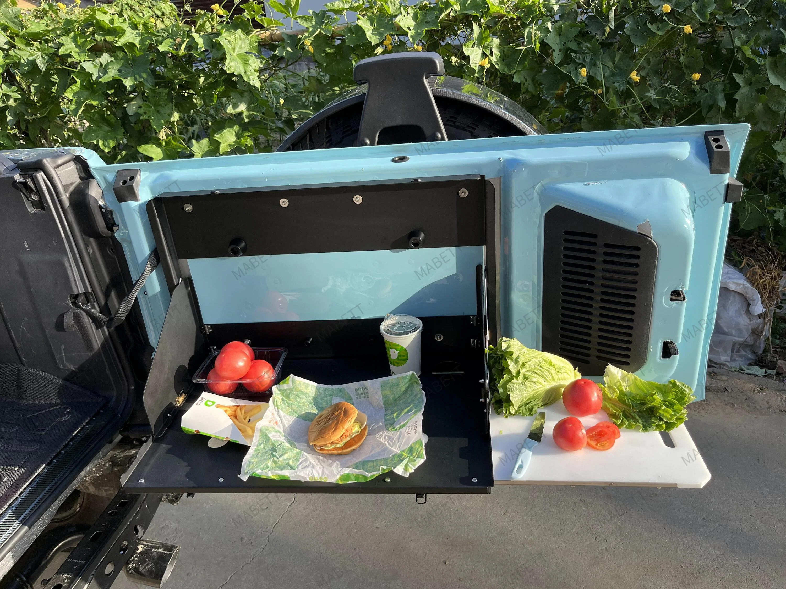 Ford Bronco Mabett launches Tailgate Table with Cutting Board! 2022_09_05_16_44_IMG_5013