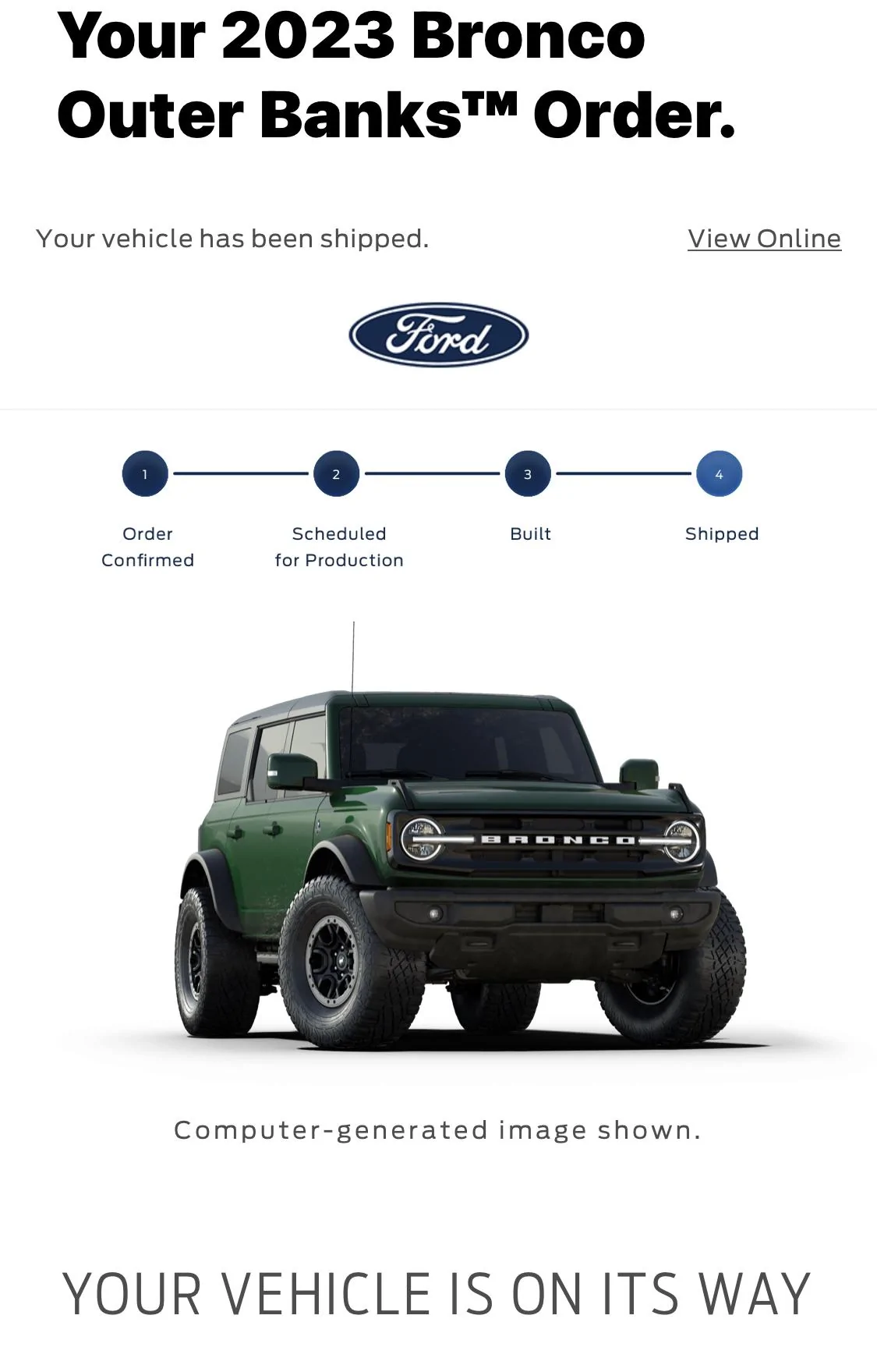 Ford Bronco 12/5/2022 Build week with spreadsheet D09B05C7-476F-445D-B538-52DAA5605403