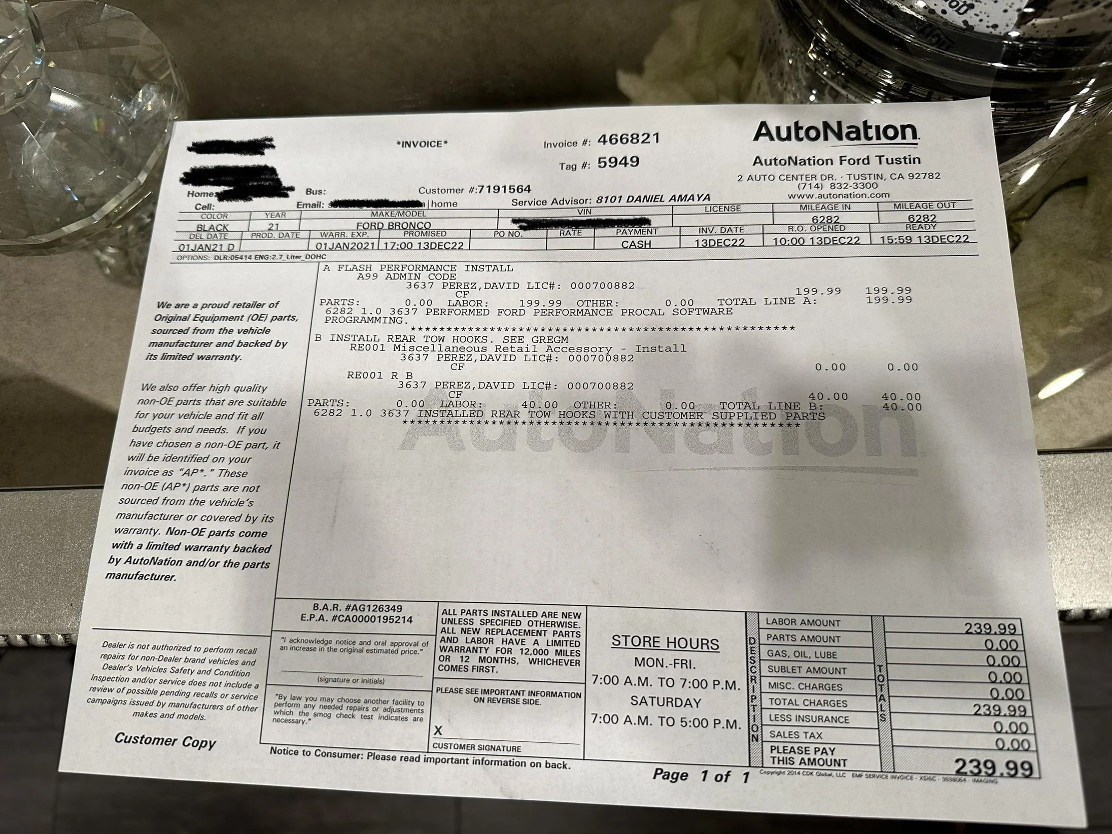 I asked my local Ford dealer to install the FORD PERFORMANCE PROCAL 4 ...