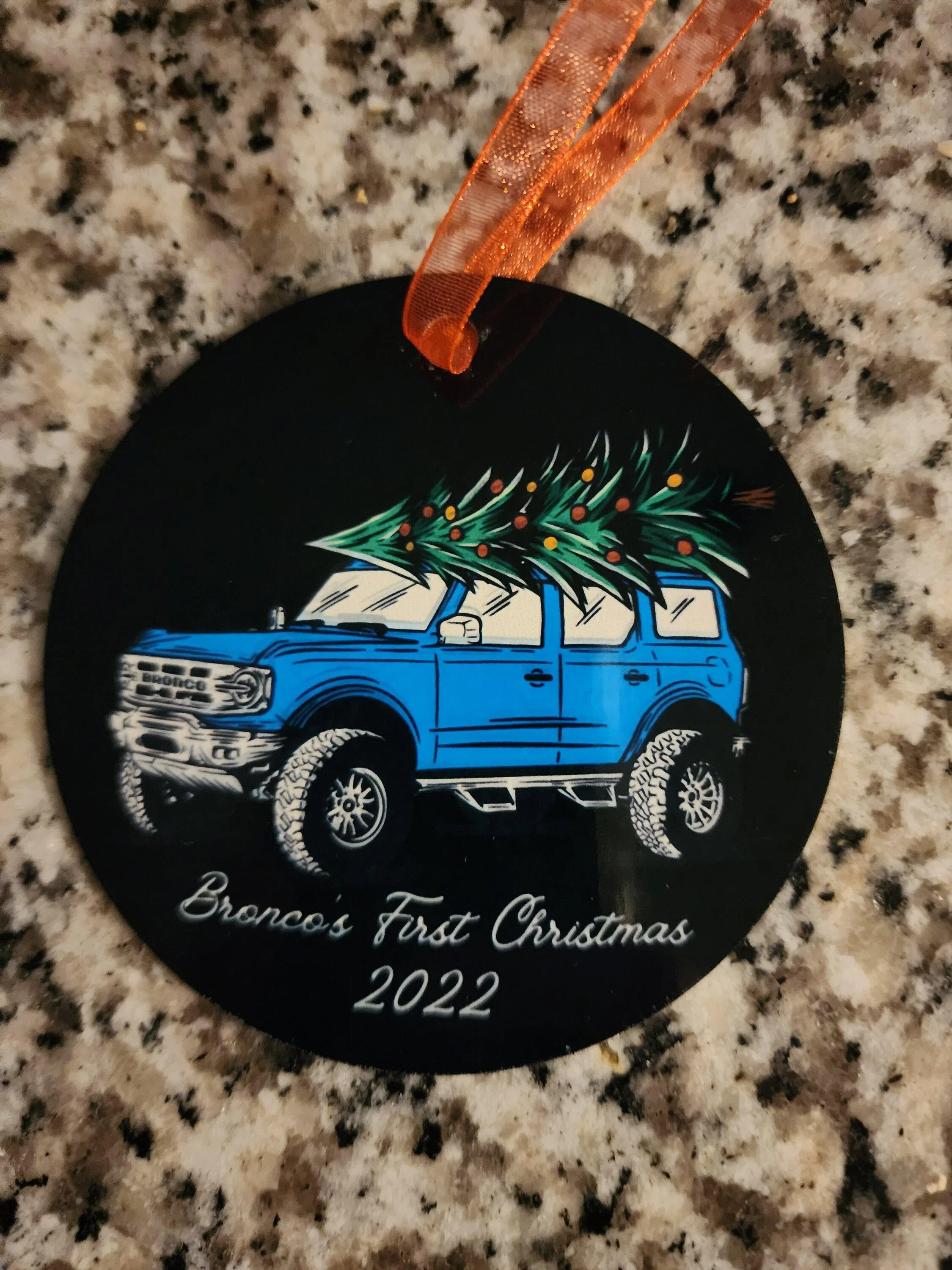 Ford Bronco Bronco Christmas Ornaments / Decorations 20221210_221750