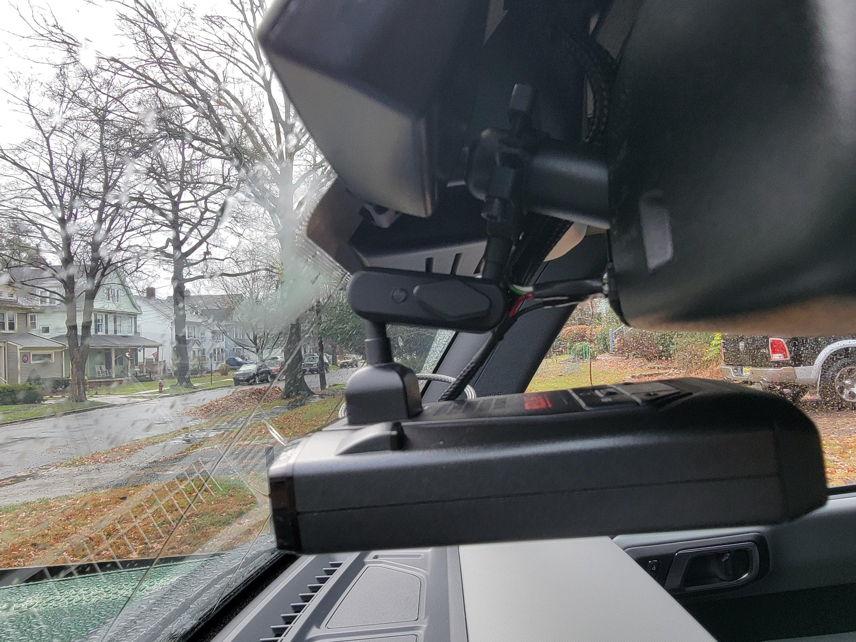 Ford Bronco Radar Detector Mirror mount and mirror tap Mirror Mount 2