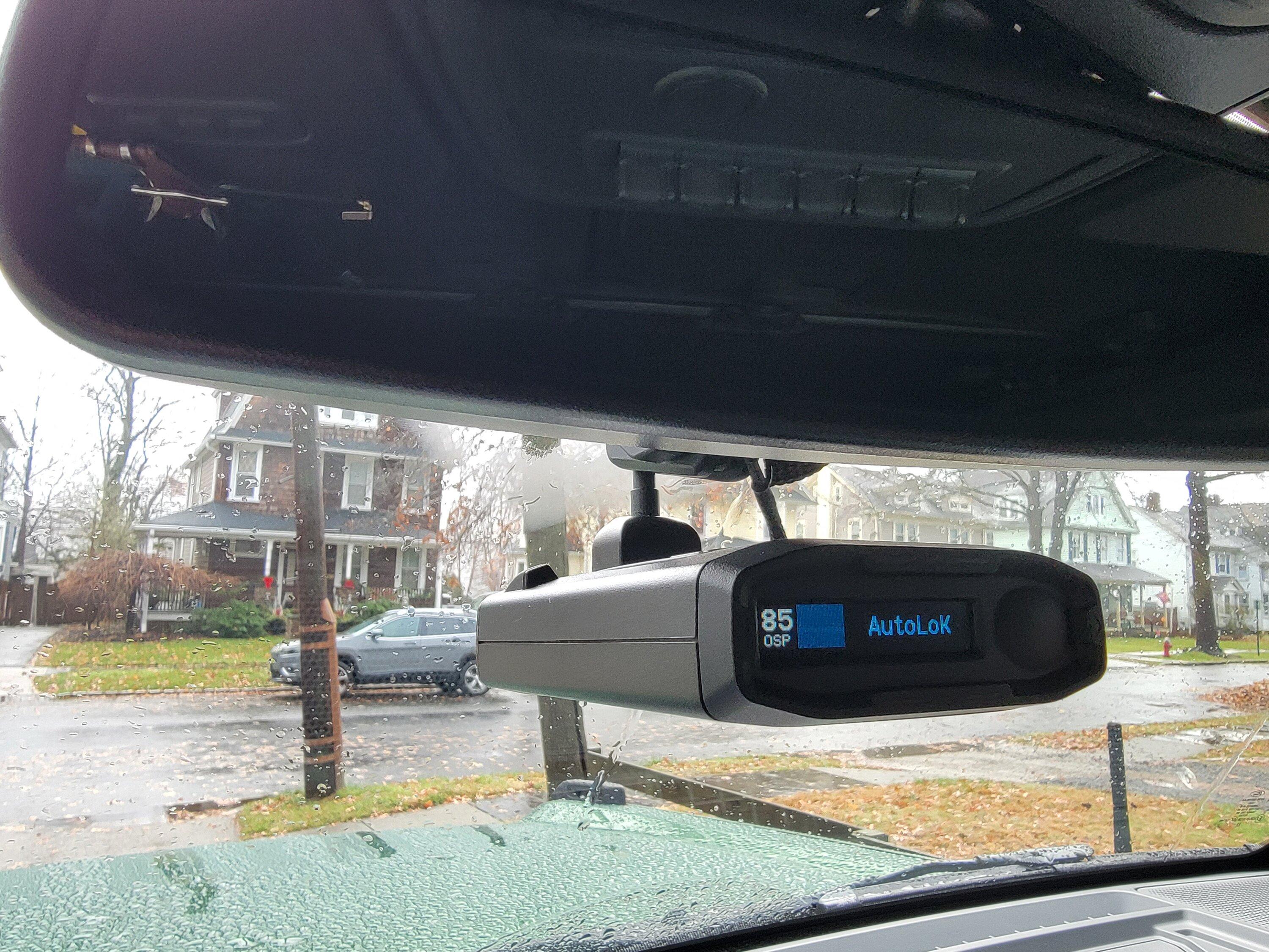 Ford Bronco Radar Detector Mirror mount and mirror tap Mirror mount 1