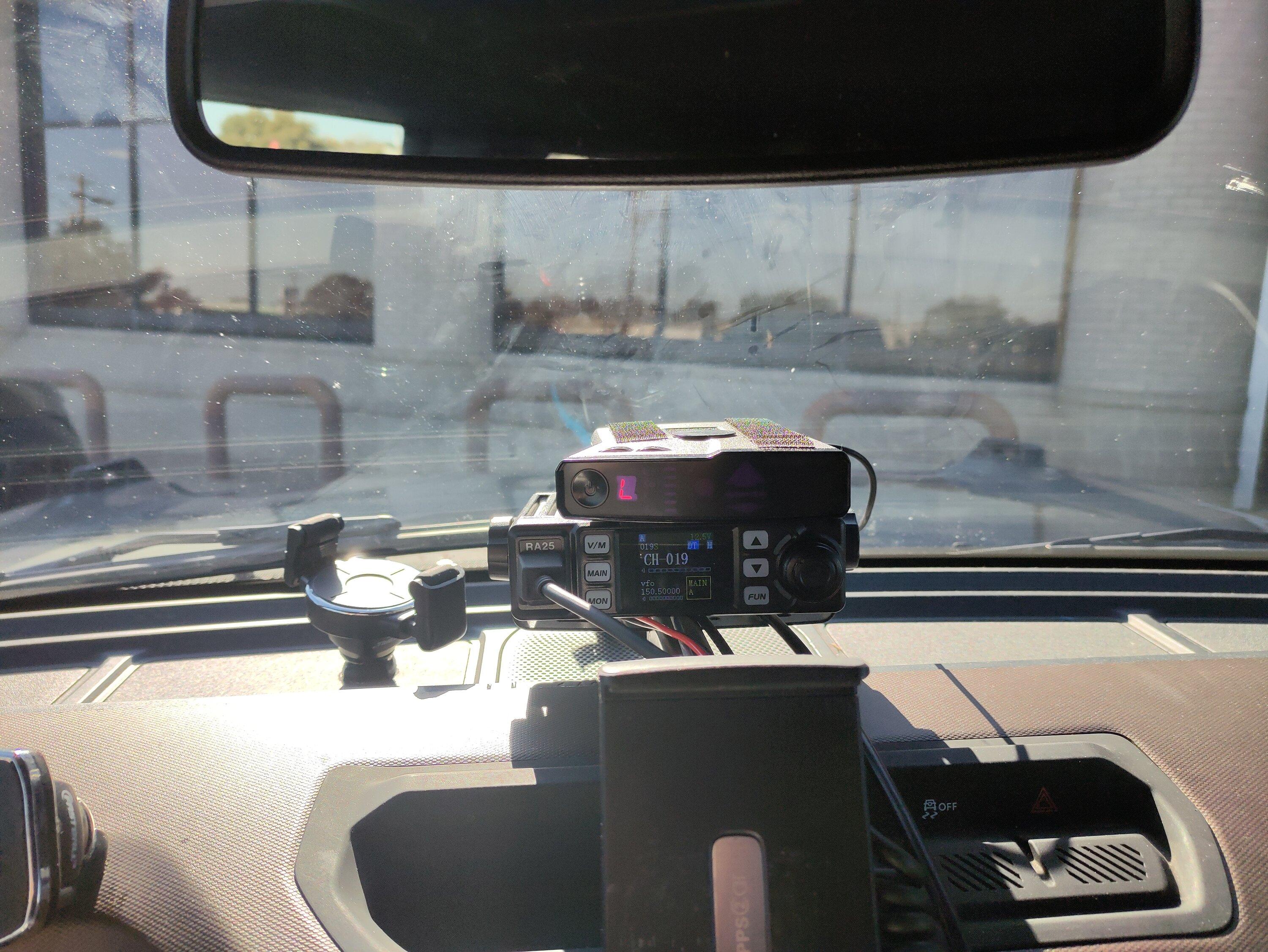 Ford Bronco Radar Detector Mirror mount and mirror tap 16712125571335737213421029437220
