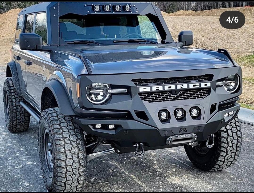 Ford Bronco New White Grille by Maxlider grumper4